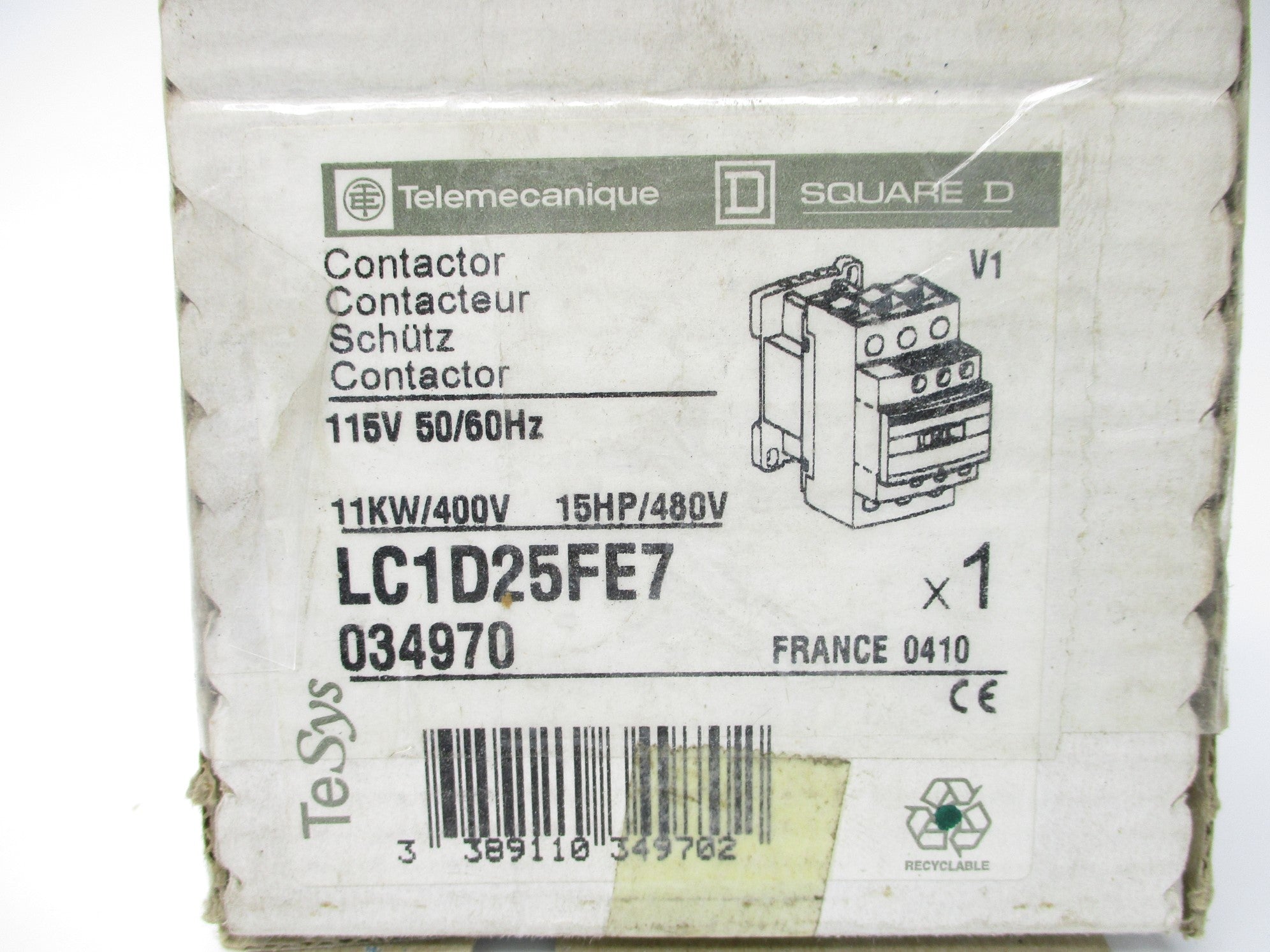 TELEMECANIQUE LC1D25FE7 115V NSMP