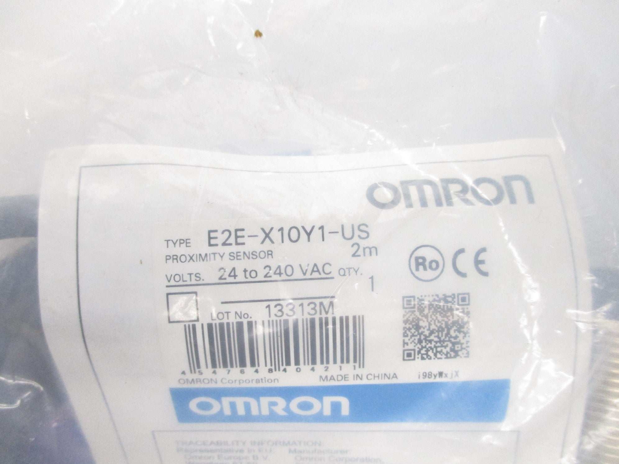 OMRON E2E-X10Y1-US 24-240VAC 2M NSMP