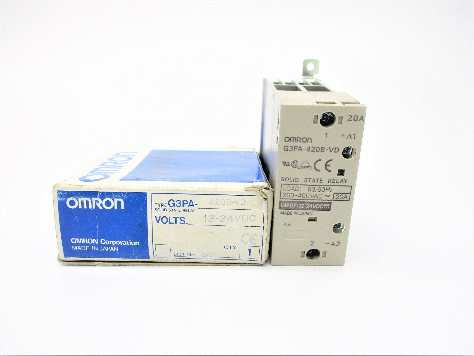 OMRON G3PA-420B-VD 12-24VAC/DC 20A NSMP
