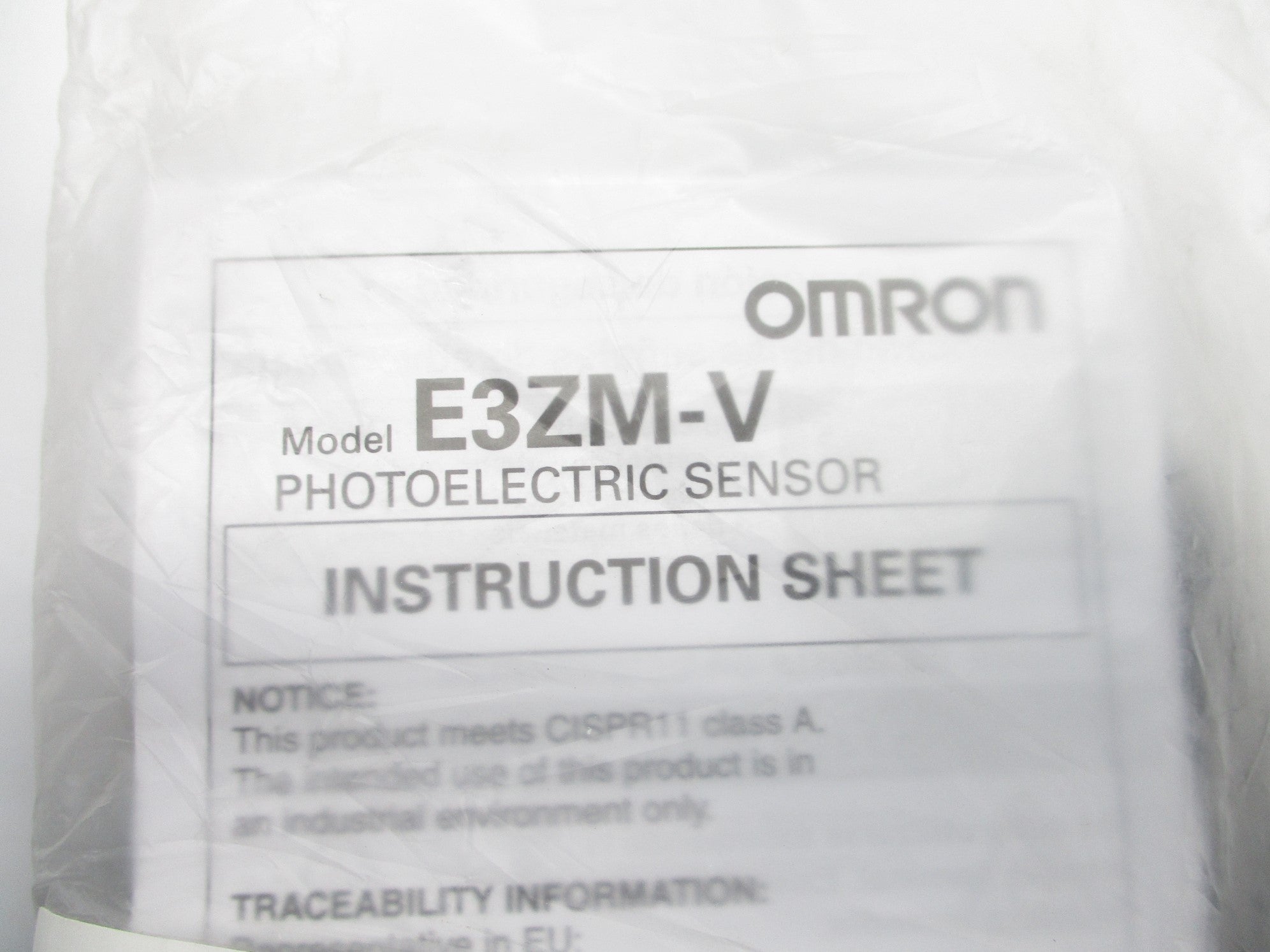 OMRON E3ZM-V NSMP