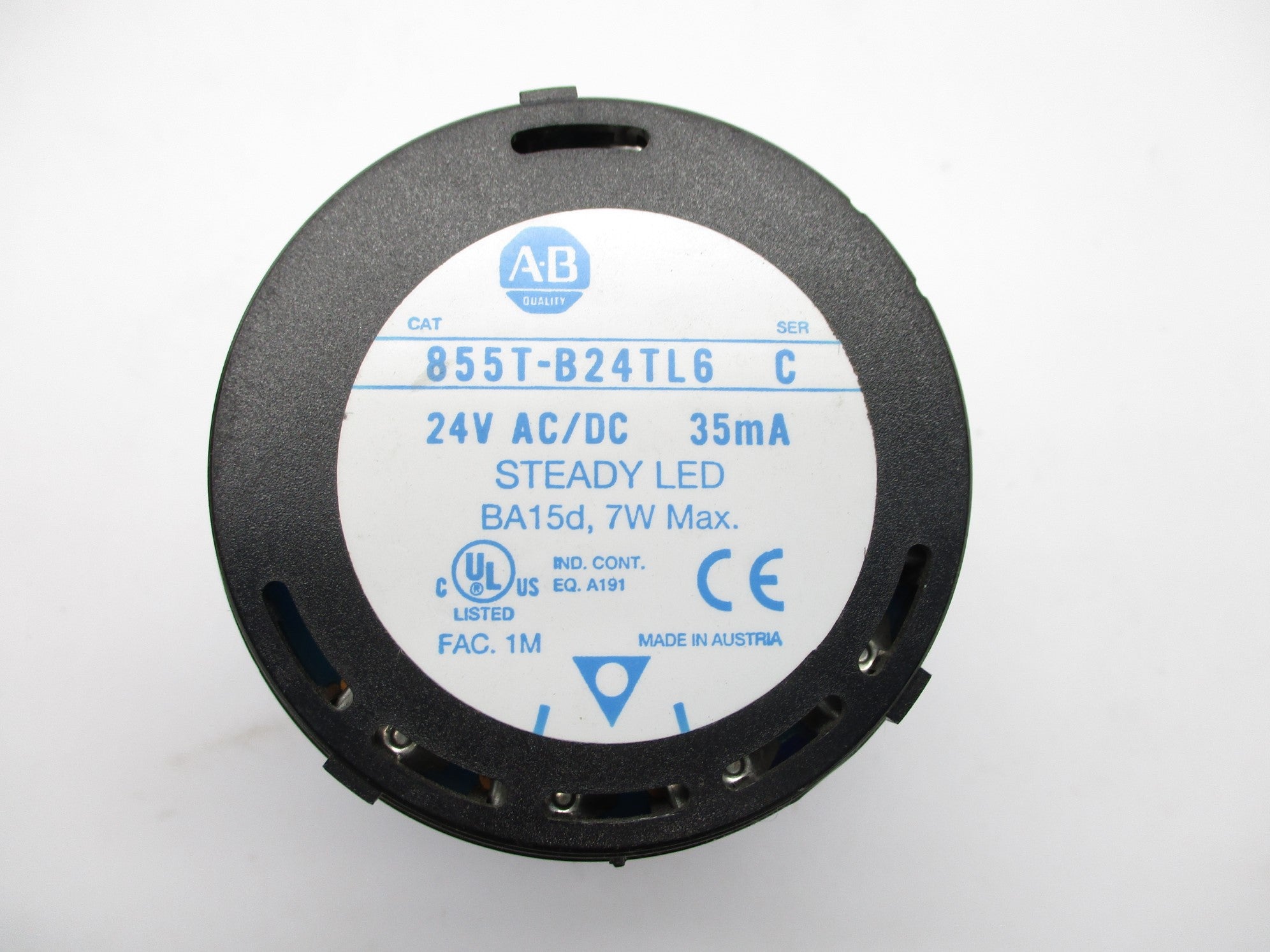 ALLEN BRADLEY 855T-B24TL6 SER. C 24VAC/DC NSNP