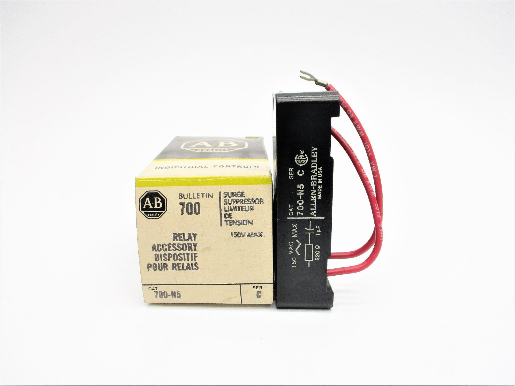 INDUSTRIAL SPARE PART 700-N5 SER. C 150VAC (BK/YL) NSMP