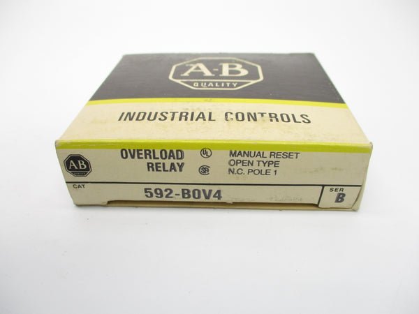 ALLEN BRADLEY 592-BOV4 SER. B 600VAC 40A (BK/YL) NSMP