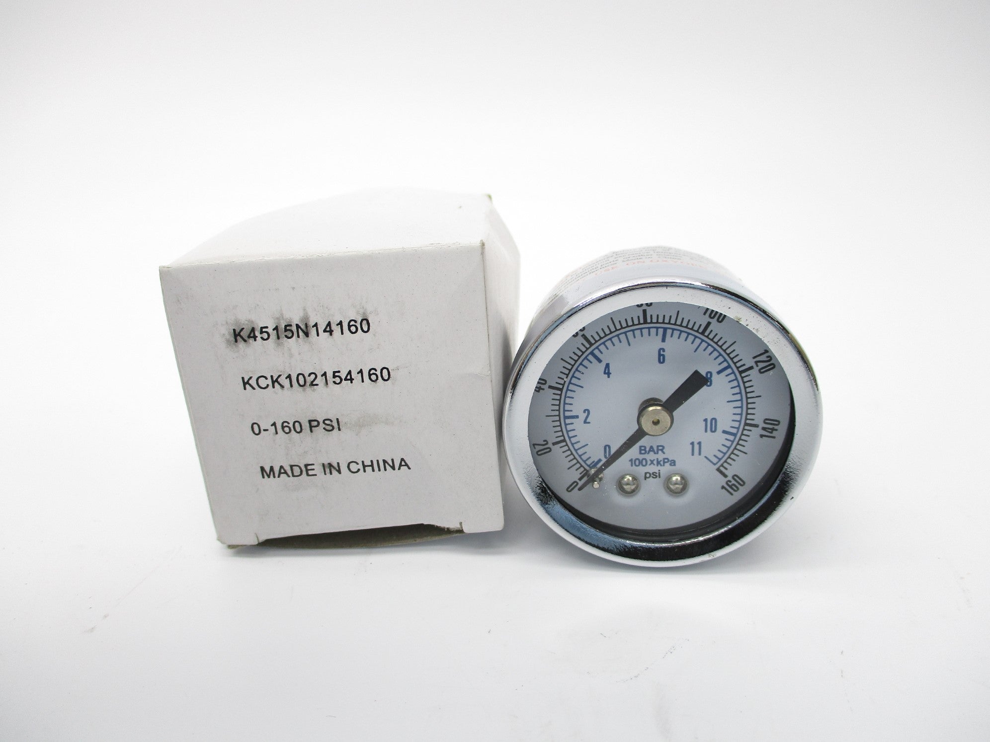 GAUGE K4515N14160 0-160PSI NSMP