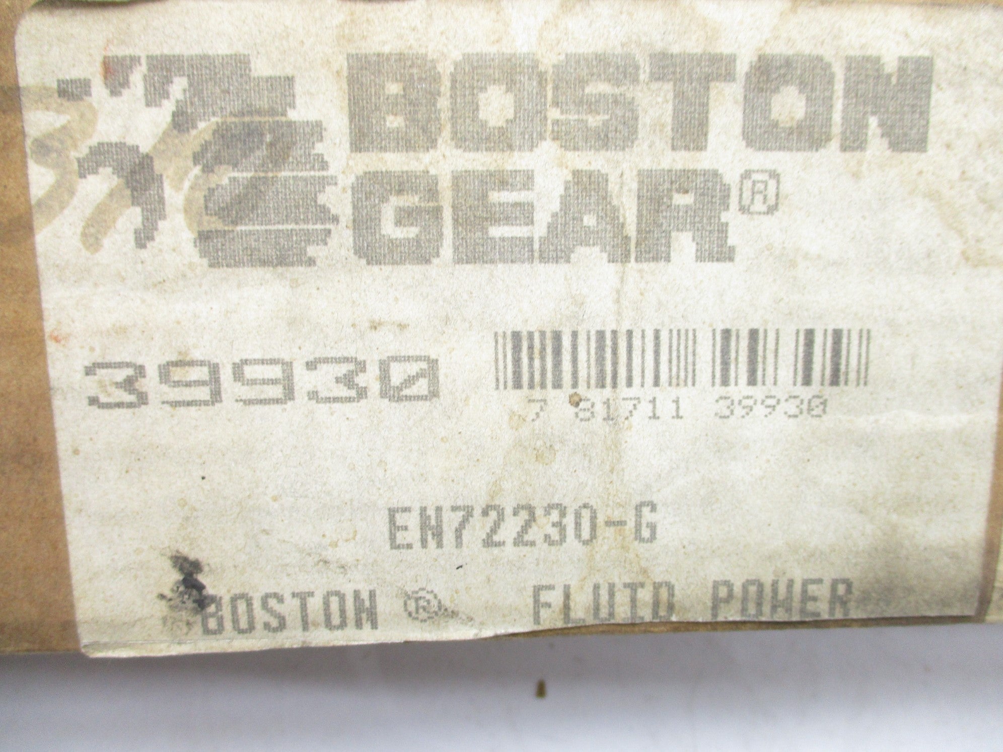 BOSTON GEAR EN72330-G 39930 300PSIG NSMP