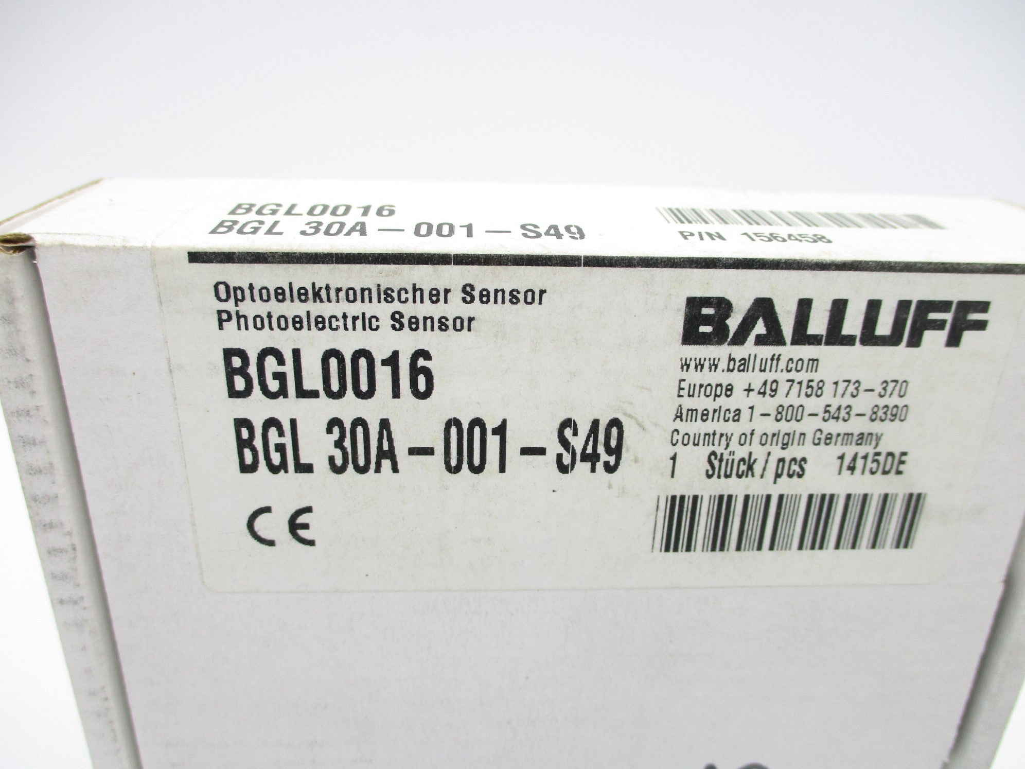 BALLUFF BGL30A-001-S49 BGL0016 10-30VDC NSMP