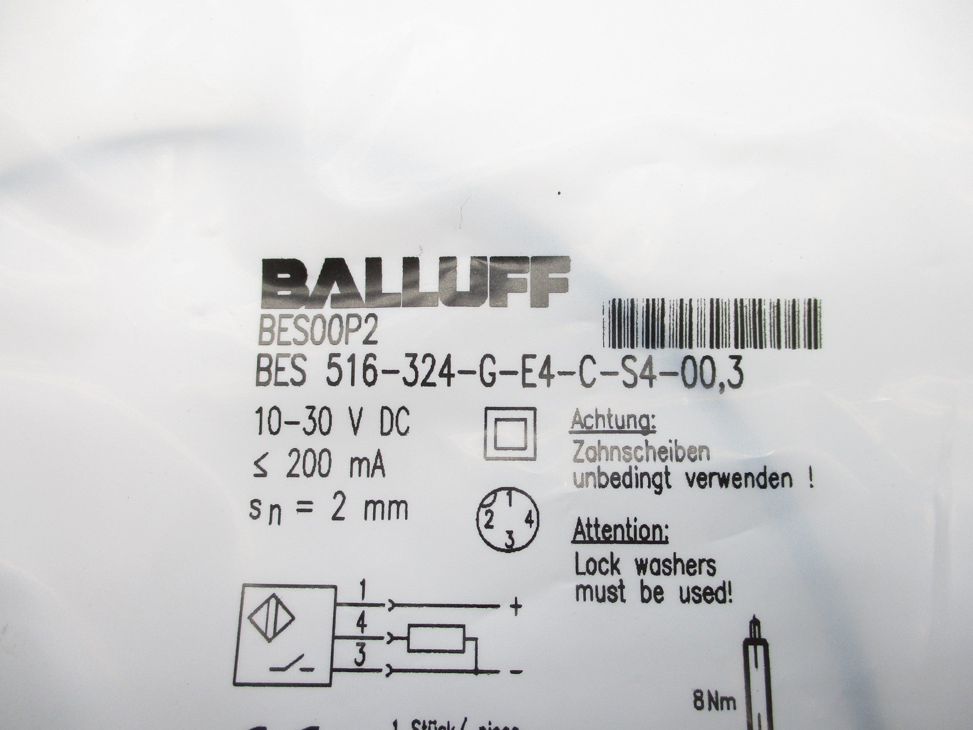 BALLUFF BES516-324-G-E4-C-S4-00,3 NSMP