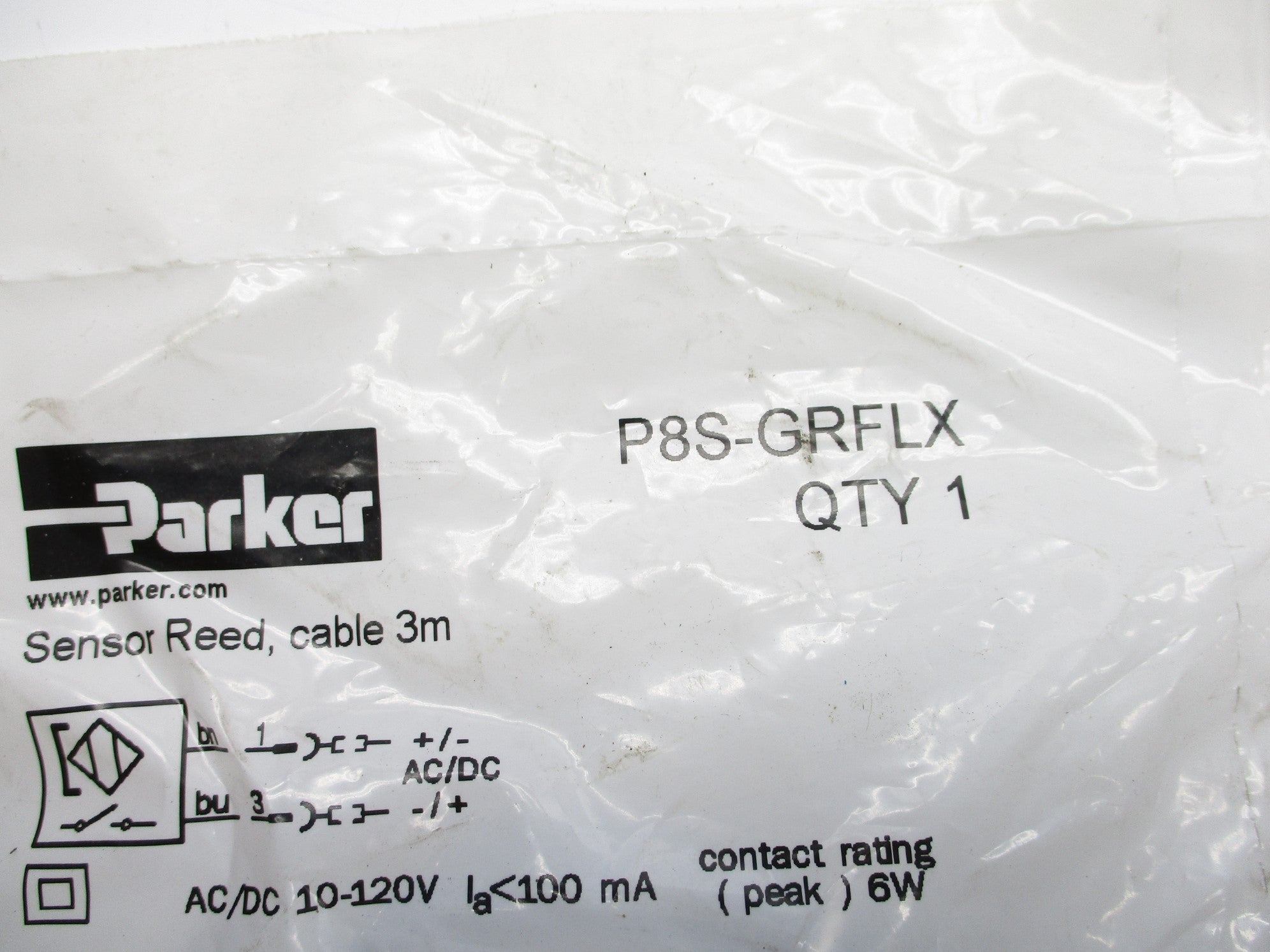 PARKER P8S-GRFLX 10-120VAC/DC NSMP