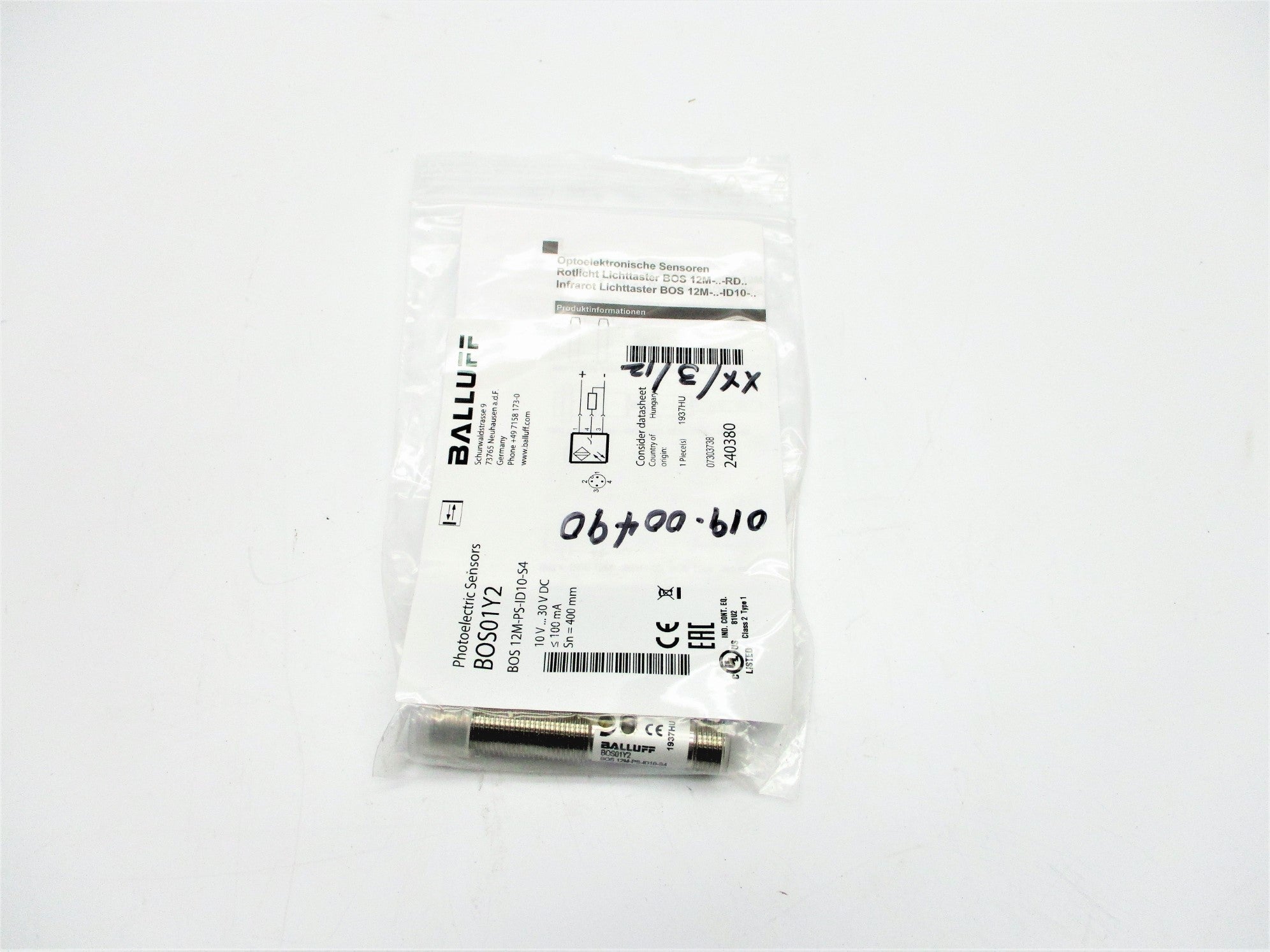 BALLUFF BOS12M-PS-ID10-S4 BOS01Y2 10-30VDC NSMP