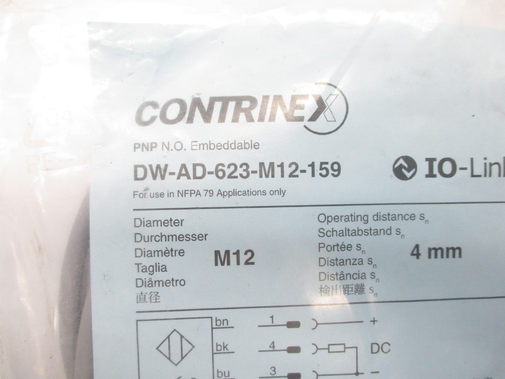 CONTRINEX DW-AD-623-M12-159 60VAC/DC 4A NSMP