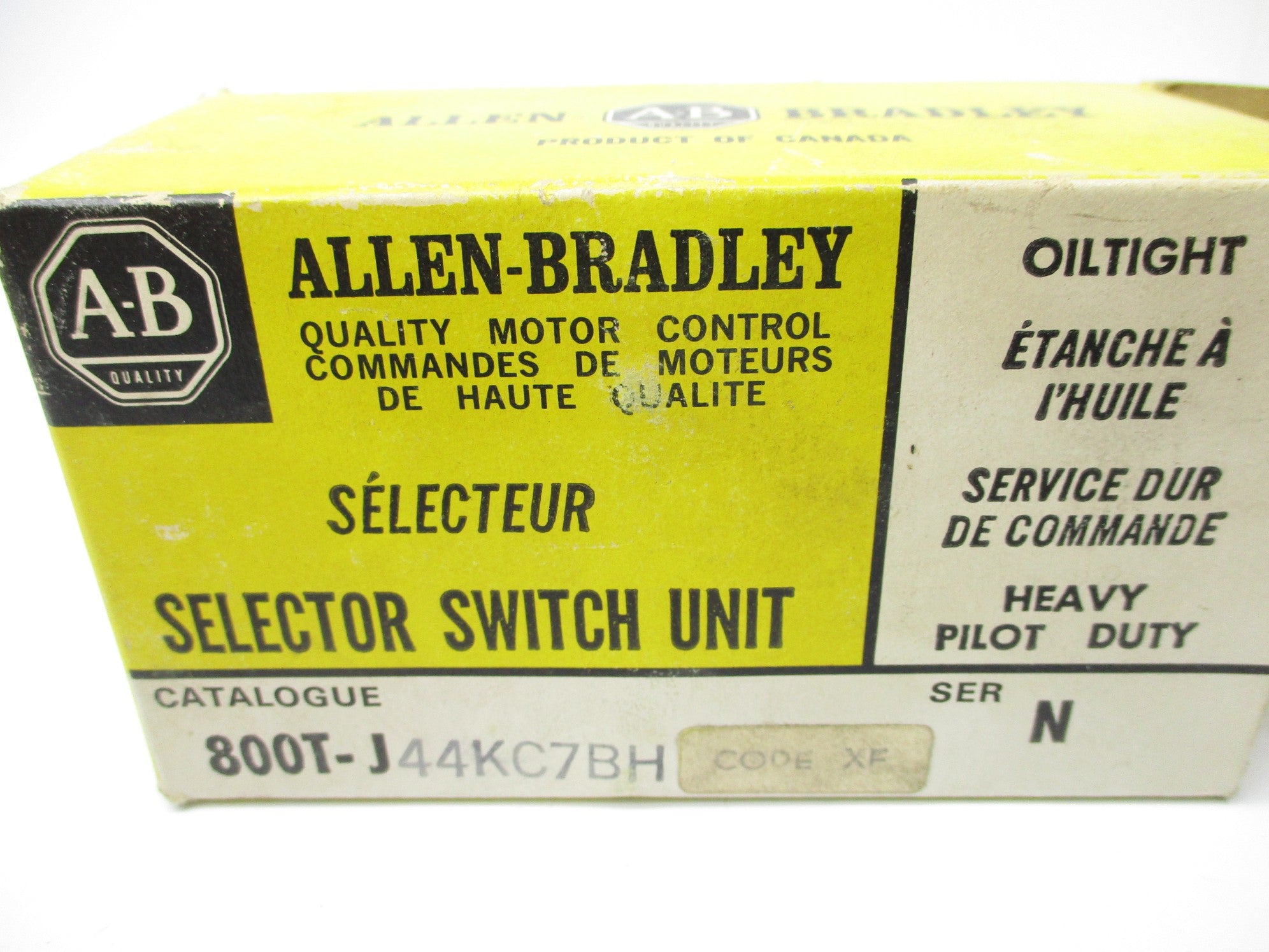 INDUSTRIAL SPARE PART 800T-J44KC7BH SER. N (BK/YL) NSMP