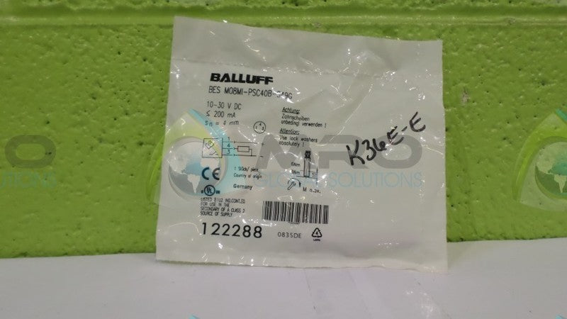 BALLUFF BES-MO8MI-PSC40B-S49G SENSOR NSMP