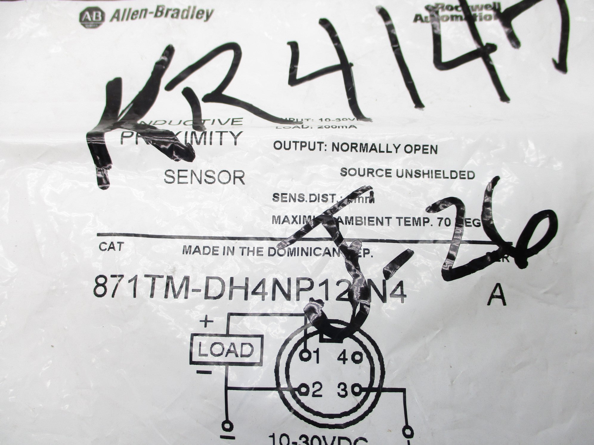 INDUSTRIAL SPARE PART 871TM-DH4NP12-N4 SER. A NSMP