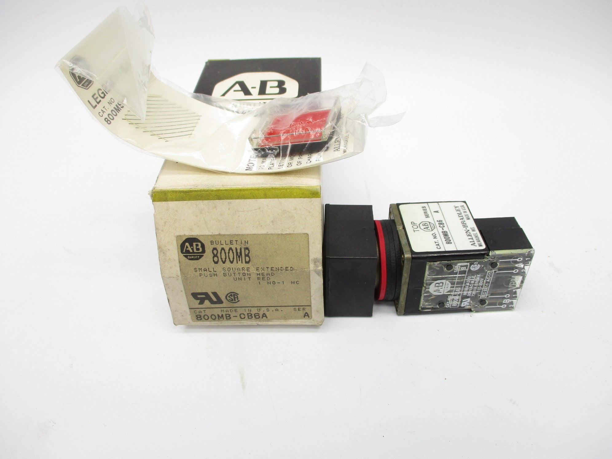 INDUSTRIAL SPARE PART 800MB-CB6A SER. A (BK/YL) NSMP