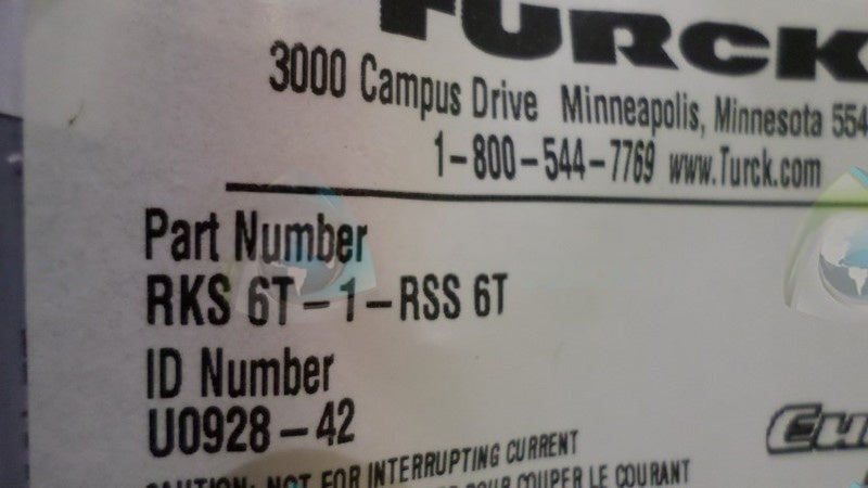 TURCK RKS6T-1-RSS6T CONNECTOR NSNP IN ORGINAL PACKAGE