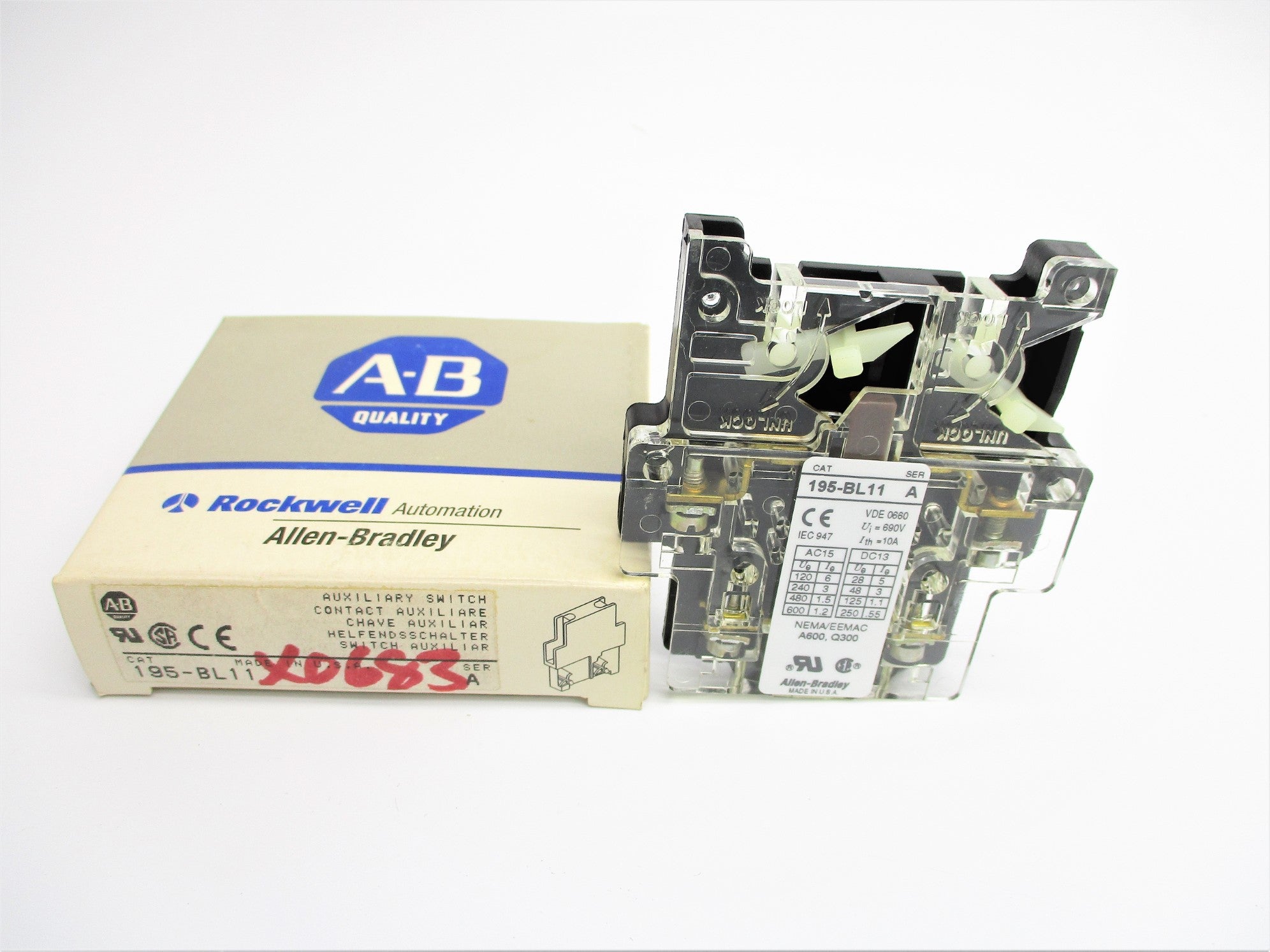 INDUSTRIAL SPARE PART 195-BL11 SER. A (GY/BL) NSMP