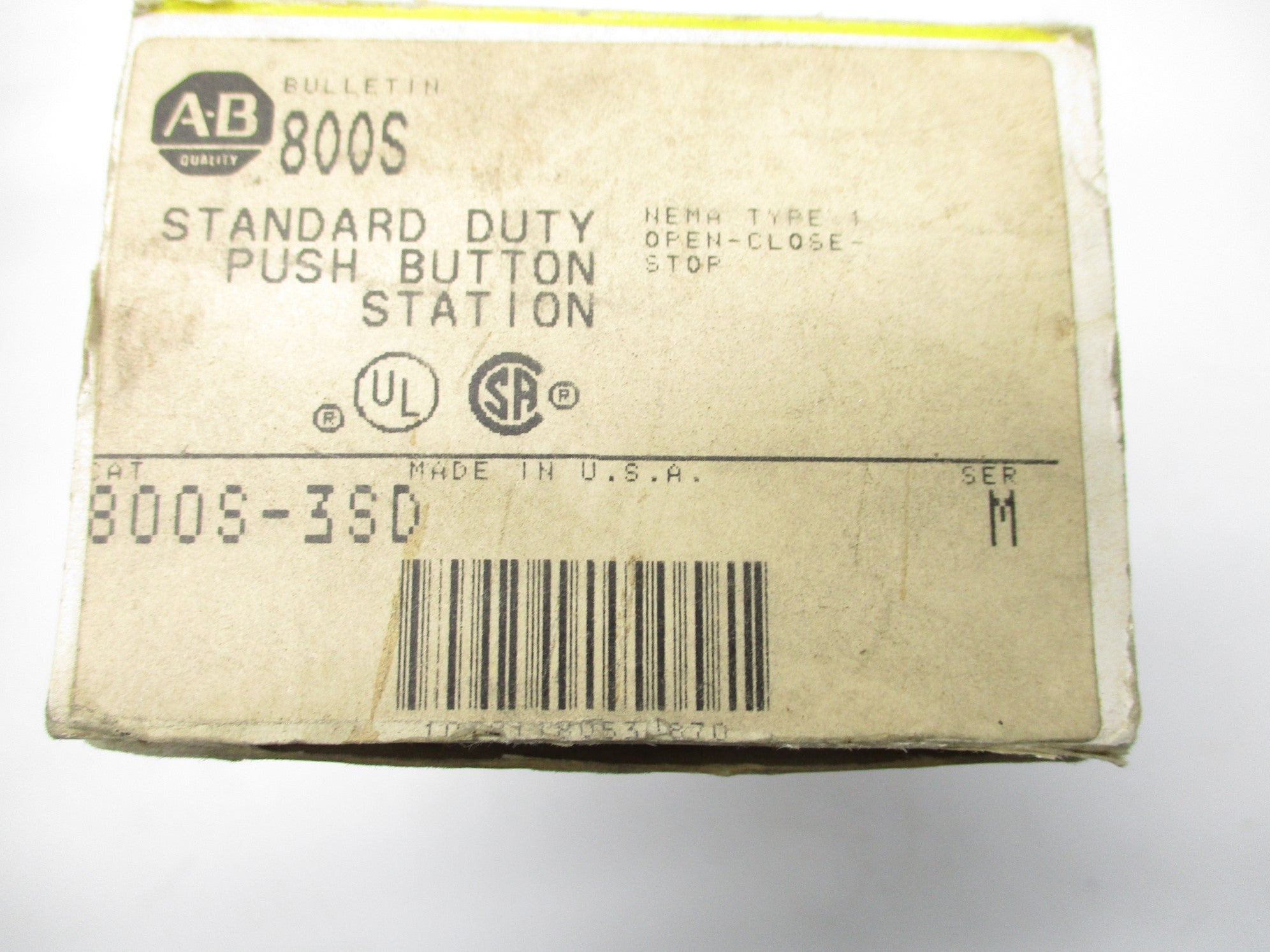 INDUSTRIAL SPARE PART 800S-3SD SER. M 600VAC (BK/YL) NSMP