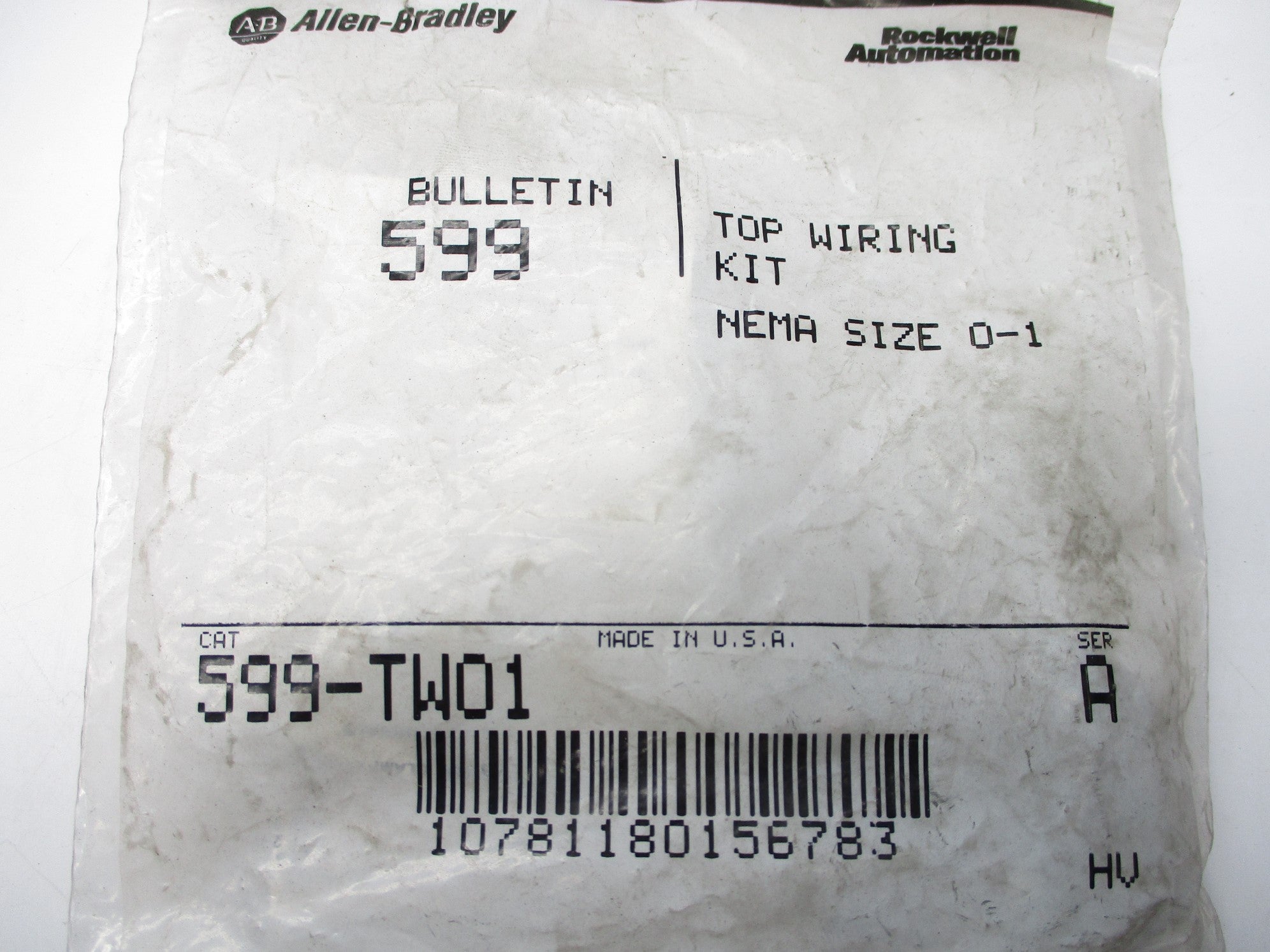 INDUSTRIAL SPARE PART 599-TW01 SER. A NSMP