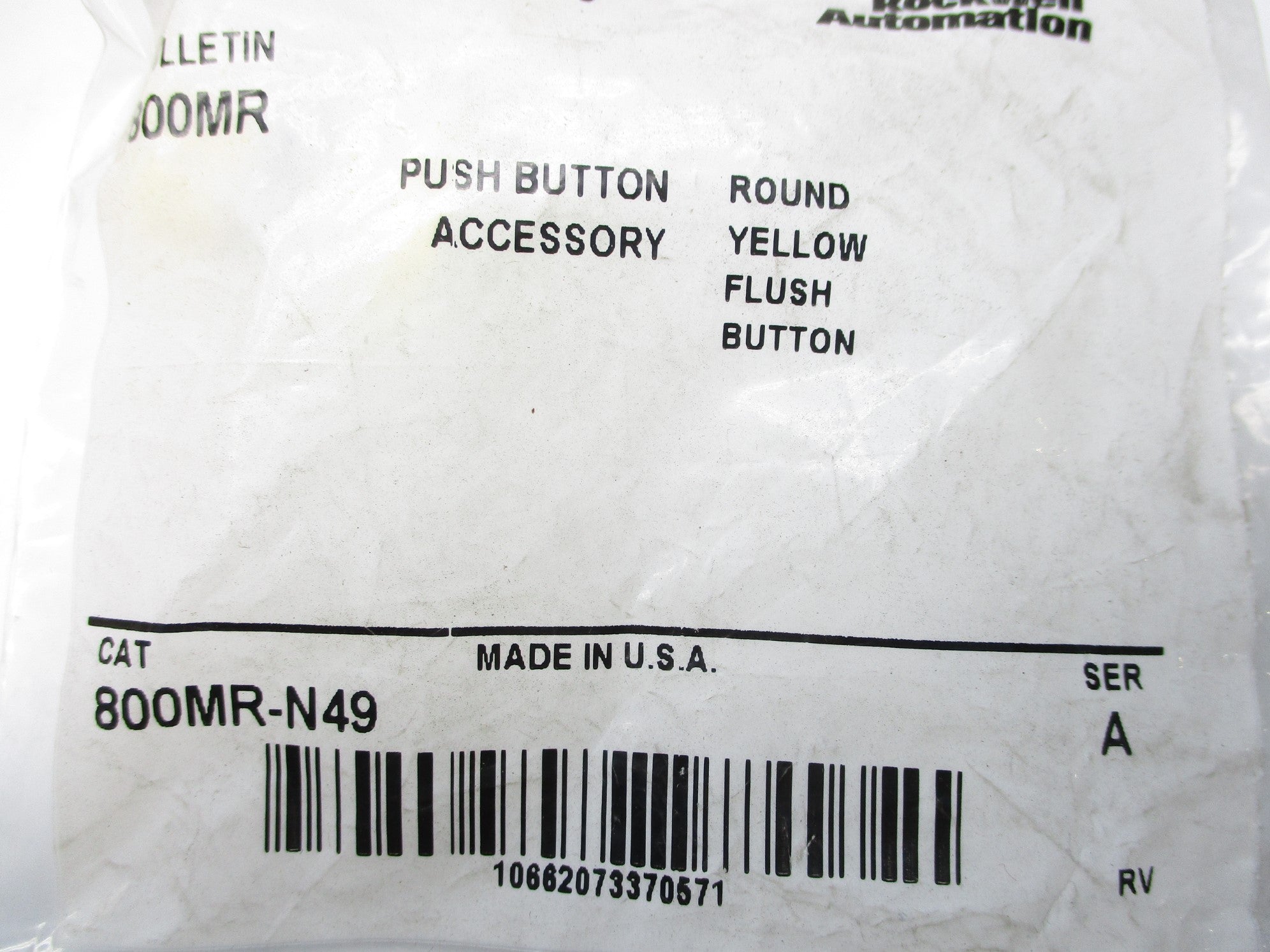 INDUSTRIAL SPARE PART 800MR-N49 SER. A NSMP