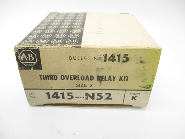 ALLEN BRADLEY 1415-N52 SER. K 600VAC (BK/YL) NSMP