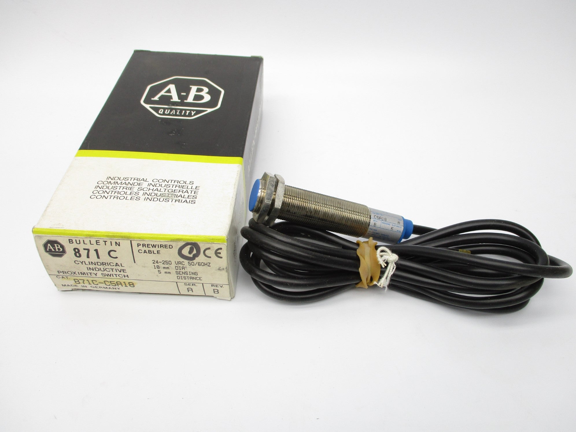 INDUSTRIAL SPARE PART 871C-C5A18 SER. A 24-250VAC (BK/YL) NSMP