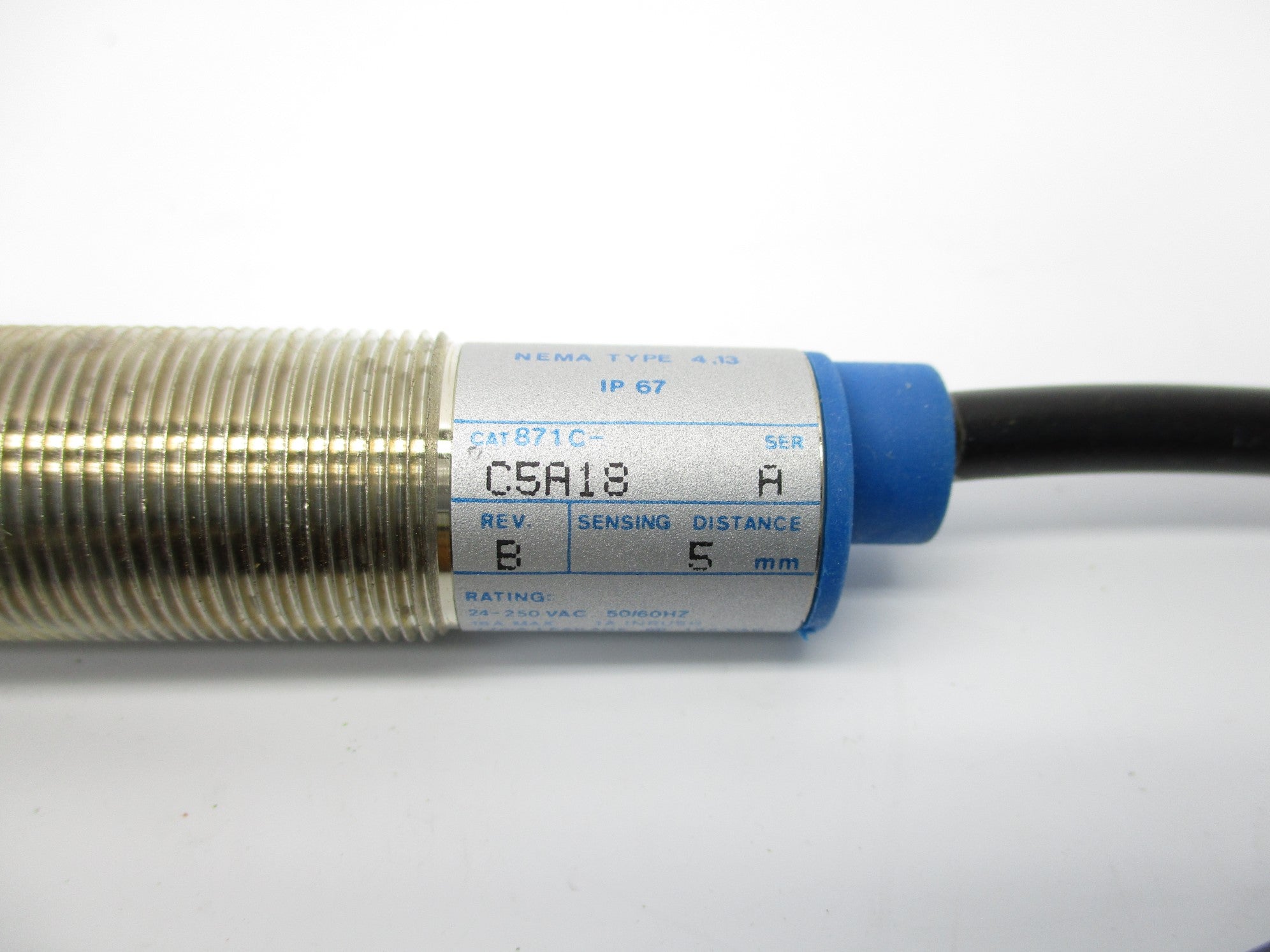 INDUSTRIAL SPARE PART 871C-C5A18 SER. A 24-250VAC (BK/YL) NSMP