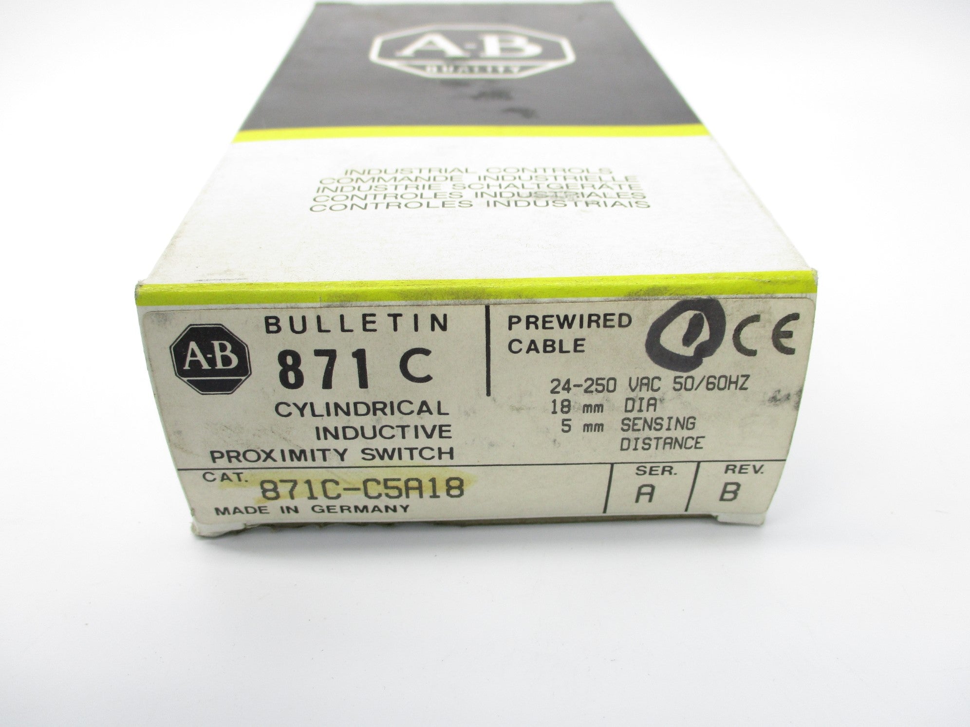 INDUSTRIAL SPARE PART 871C-C5A18 SER. A 24-250VAC (BK/YL) NSMP