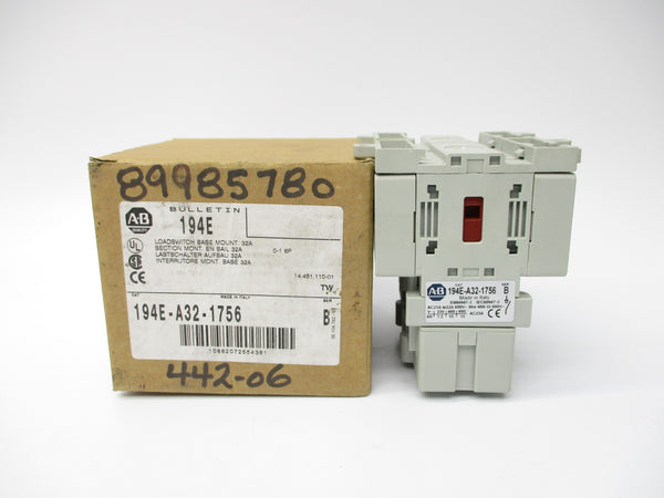 ALLEN BRADLEY 194E-A32-1756 SER. B (BR/WH) NSMP