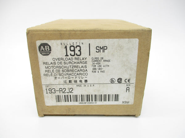 ALLEN BRADLEY 193-A2J2 SER. A 14-45A (BR/WH) NSMP