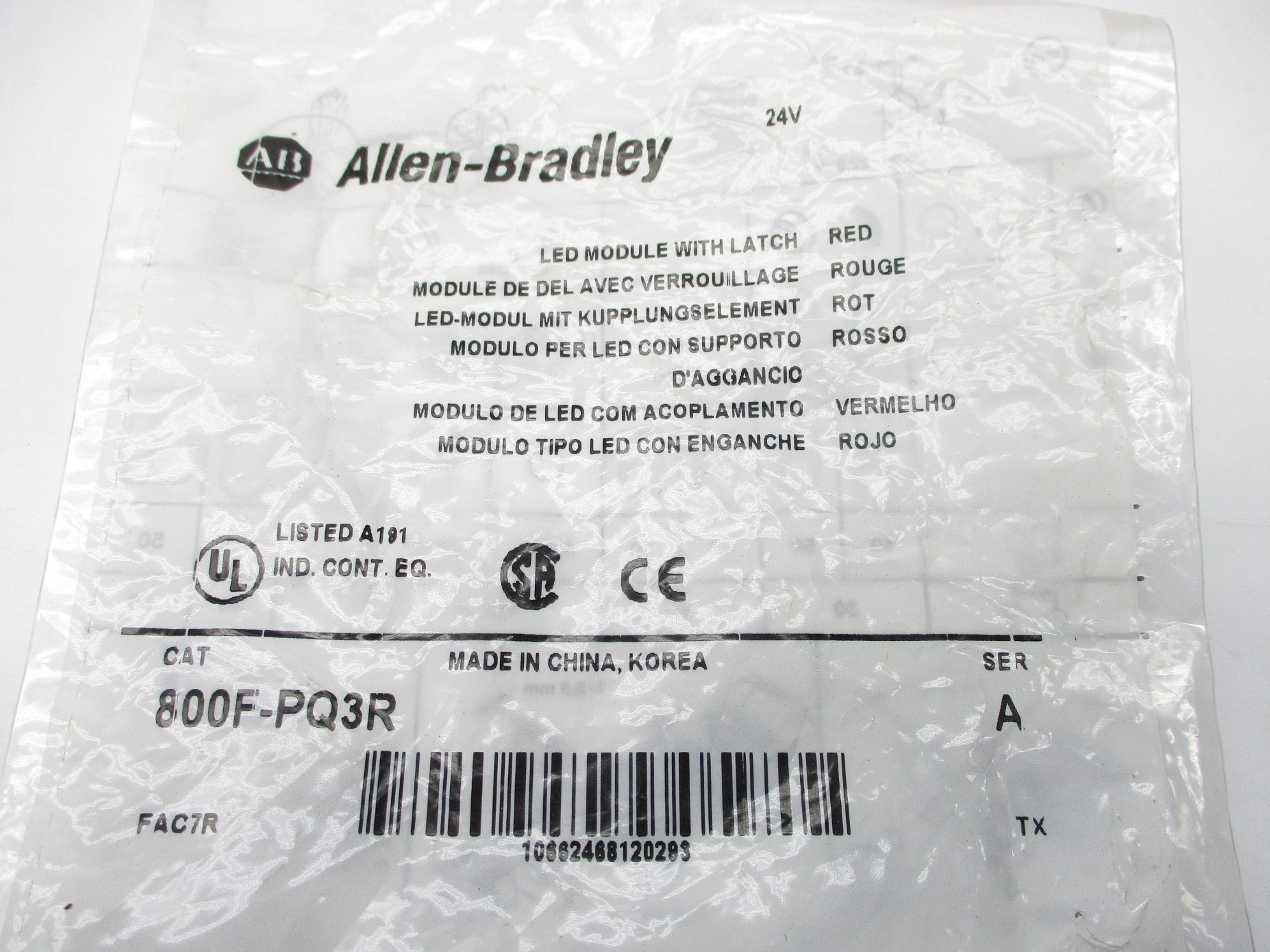 INDUSTRIAL SPARE PART 800F-PQ3R SER. A NSMP
