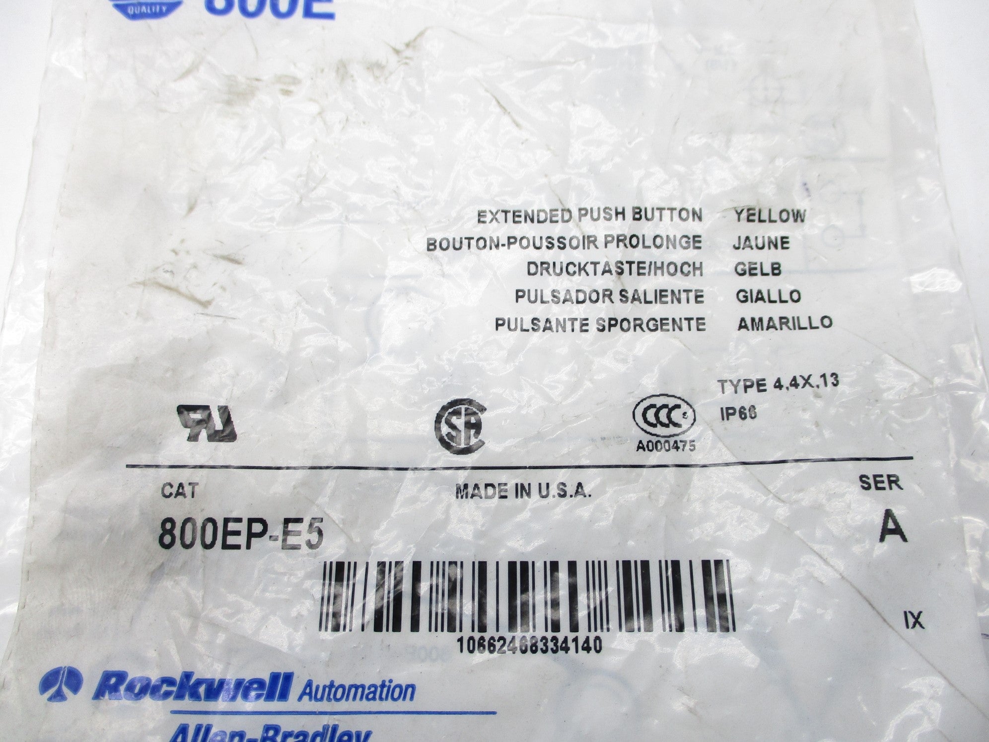 INDUSTRIAL SPARE PART 800EP-E5 SER. A NSMP