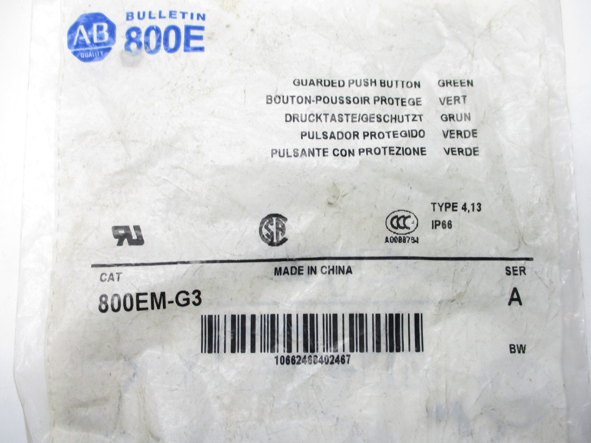 INDUSTRIAL SPARE PART 800EM-G3 SER. A NSMP