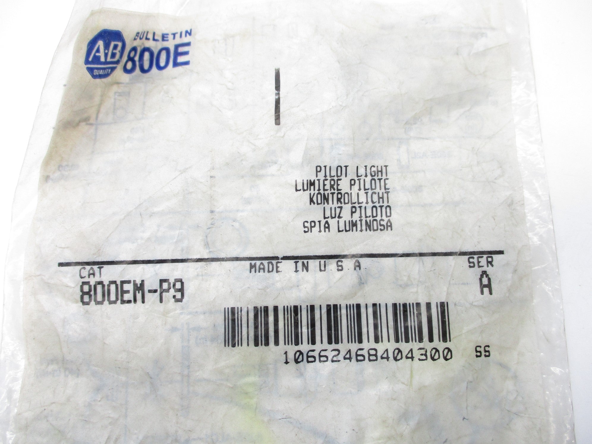 INDUSTRIAL SPARE PART 800EM-P9 SER. A NSMP