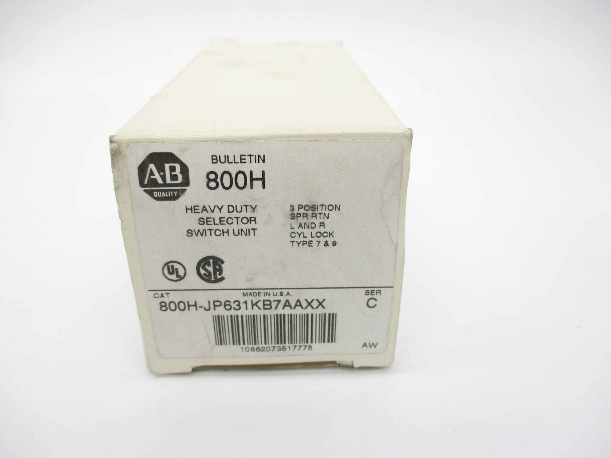 INDUSTRIAL SPARE PART 800H-JP631KB7AAXX SER. C (WH) NSMP