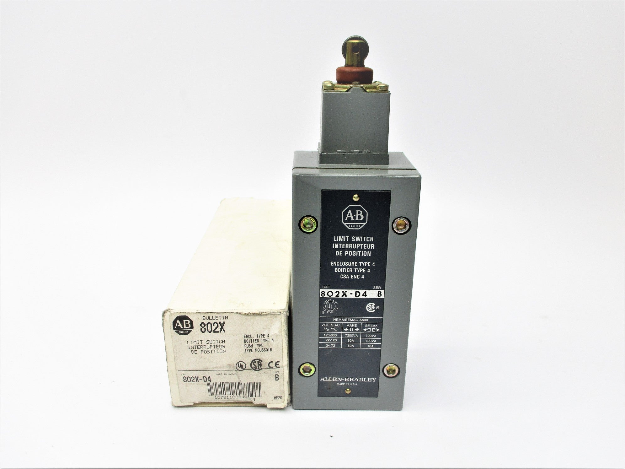 INDUSTRIAL SPARE PART 802X-D4 SER. B (WH) NSMP