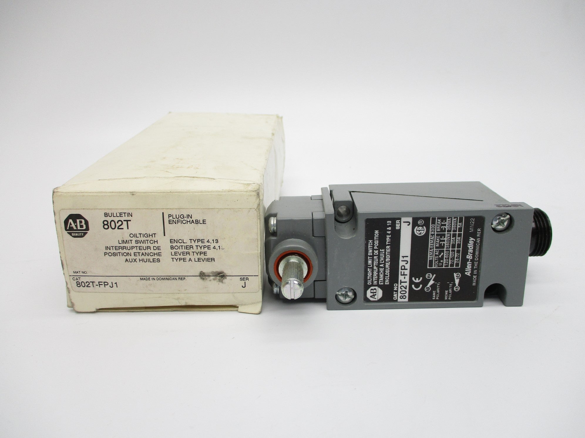 INDUSTRIAL SPARE PART 802T-FPJ1 SER. J (WH) NSMP