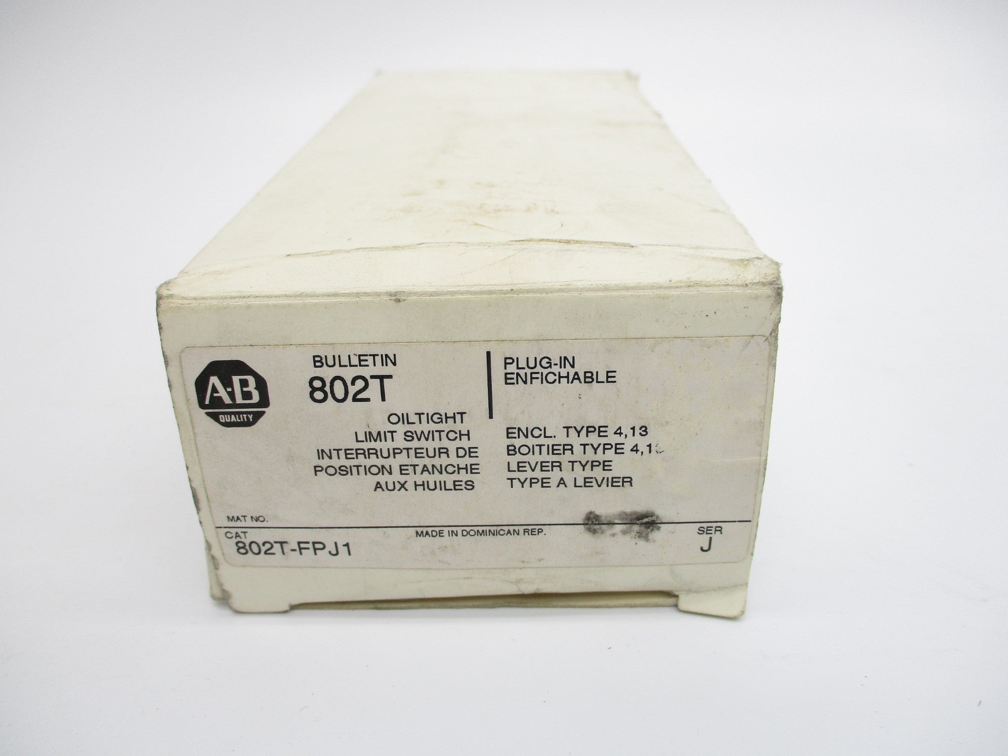 INDUSTRIAL SPARE PART 802T-FPJ1 SER. J (WH) NSMP