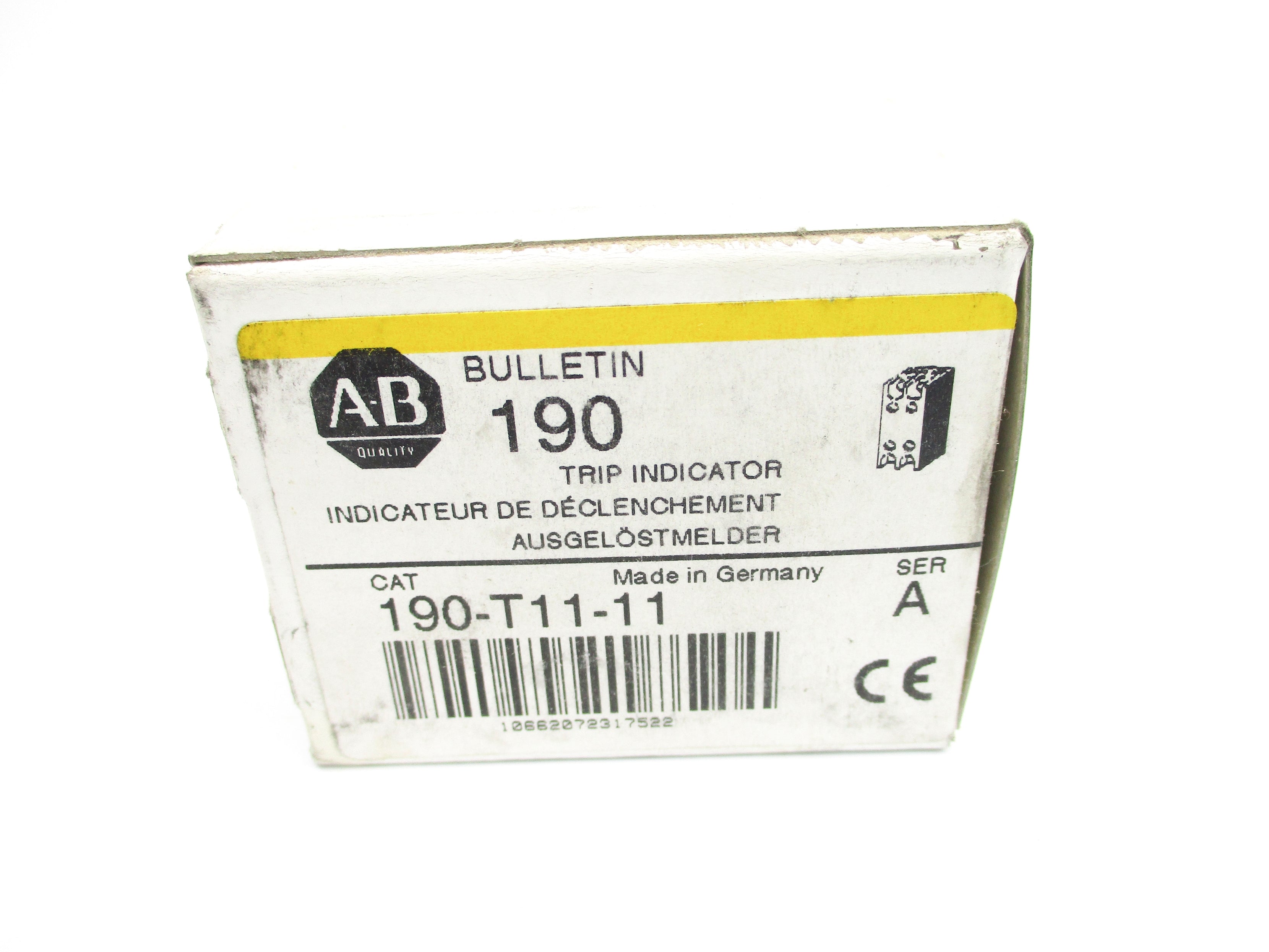 INDUSTRIAL SPARE PART 190-T11-11 SER. A (WH/YL) NSMP