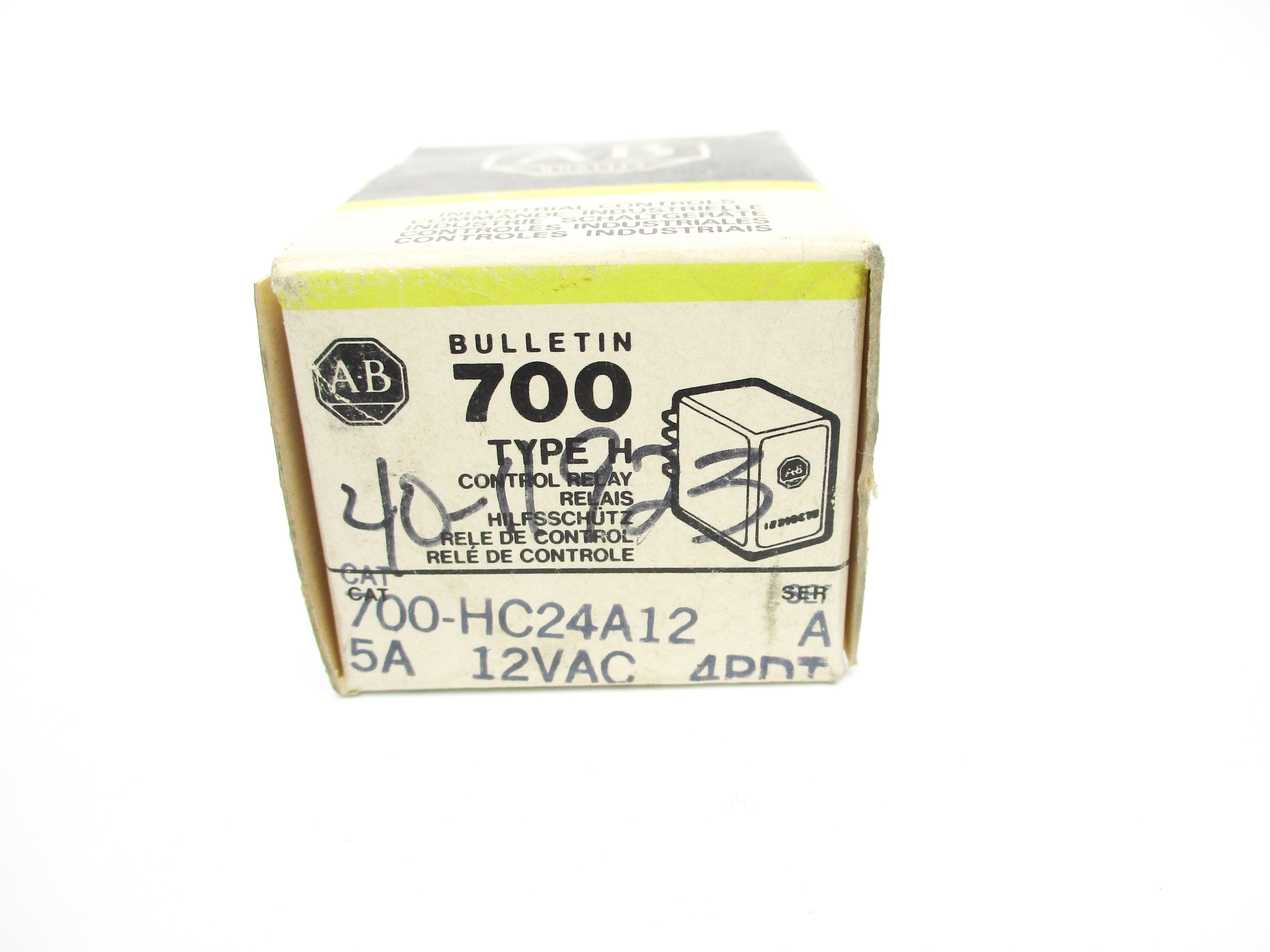 INDUSTRIAL SPARE PART 700-HC24A12 SER. A 5A 12VAC (BK/YL) NSMP