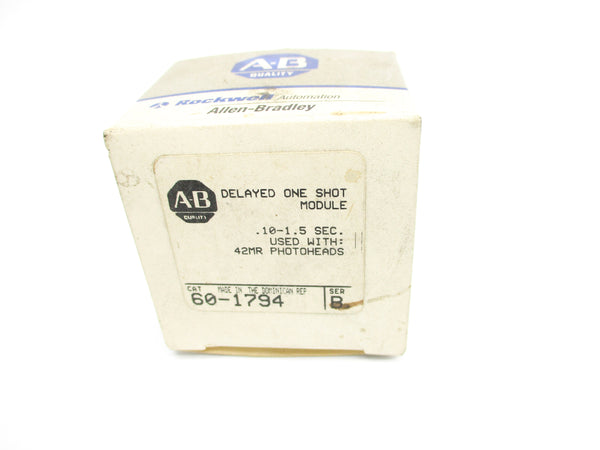 ALLEN BRADLEY 60-1794 SER. B .10-1.5S (GY/BL) NSMP