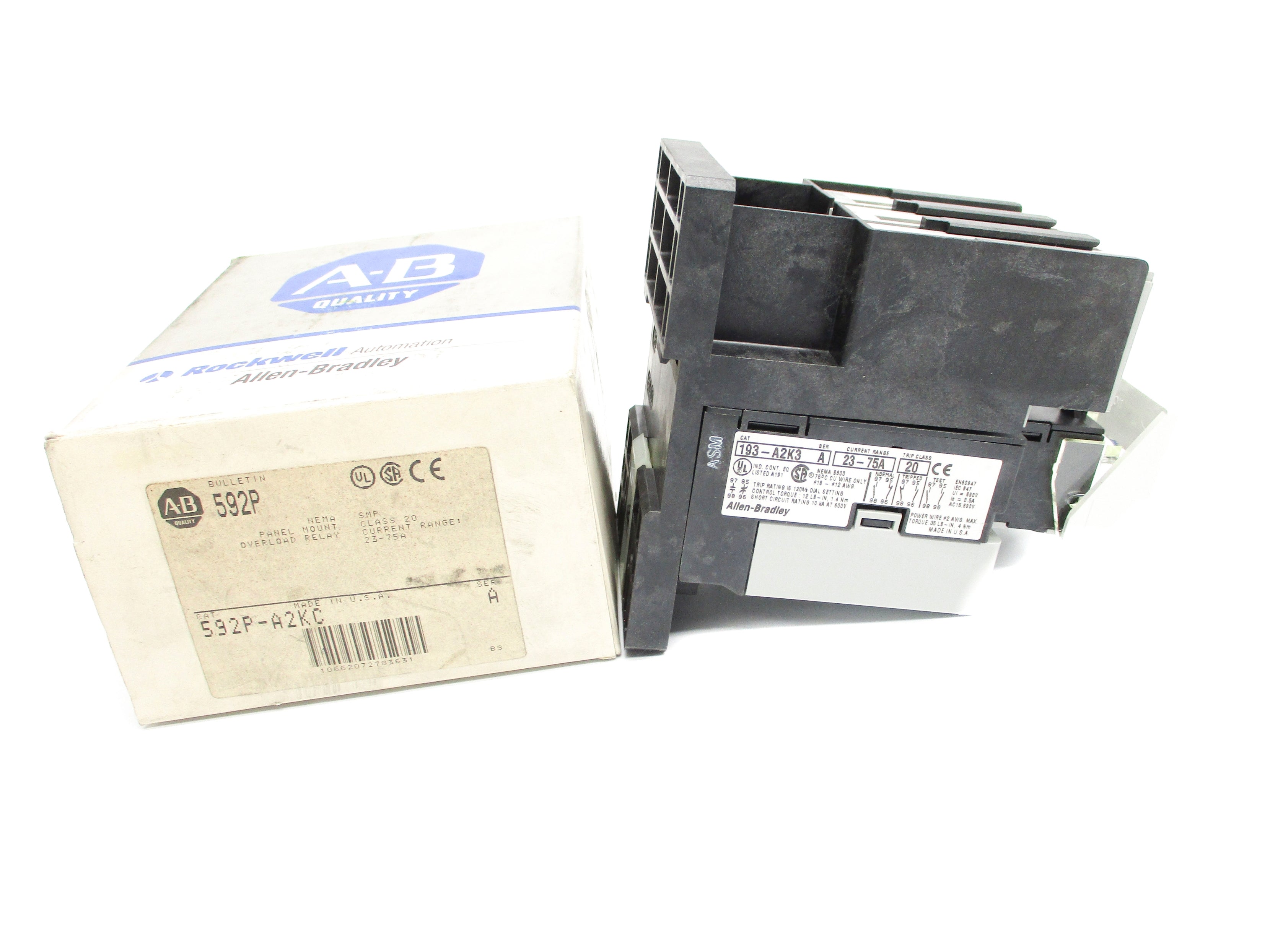 INDUSTRIAL SPARE PART 592P-A2KC SER. A 23-75A (GY/BL) NSMP