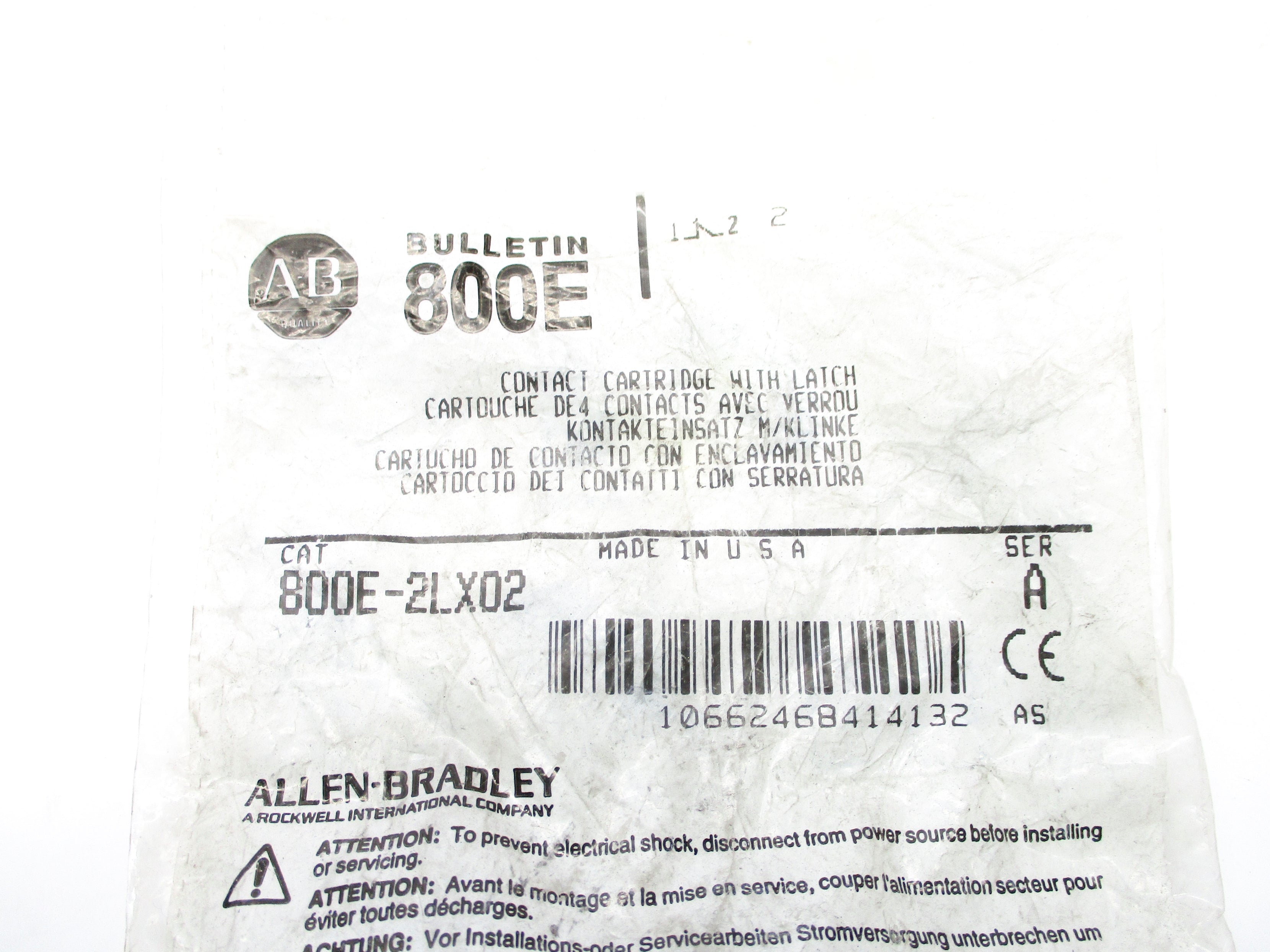 INDUSTRIAL SPARE PART 800E-2LX02 SER. A NSMP