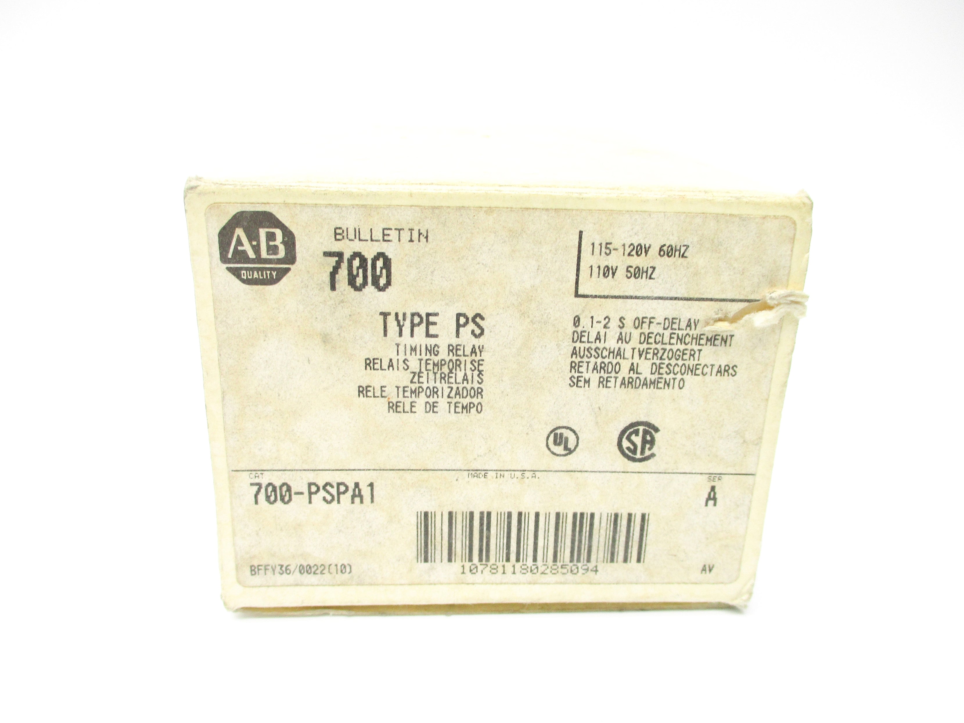 INDUSTRIAL SPARE PART 700-PSPA1 SER. A 110/120V (WH) NSMP