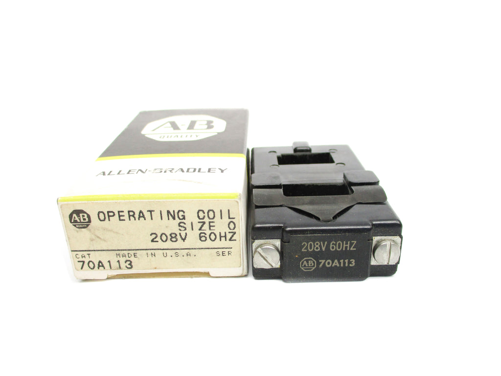 INDUSTRIAL SPARE PART 70A113 208V (BK/YL) NSMP