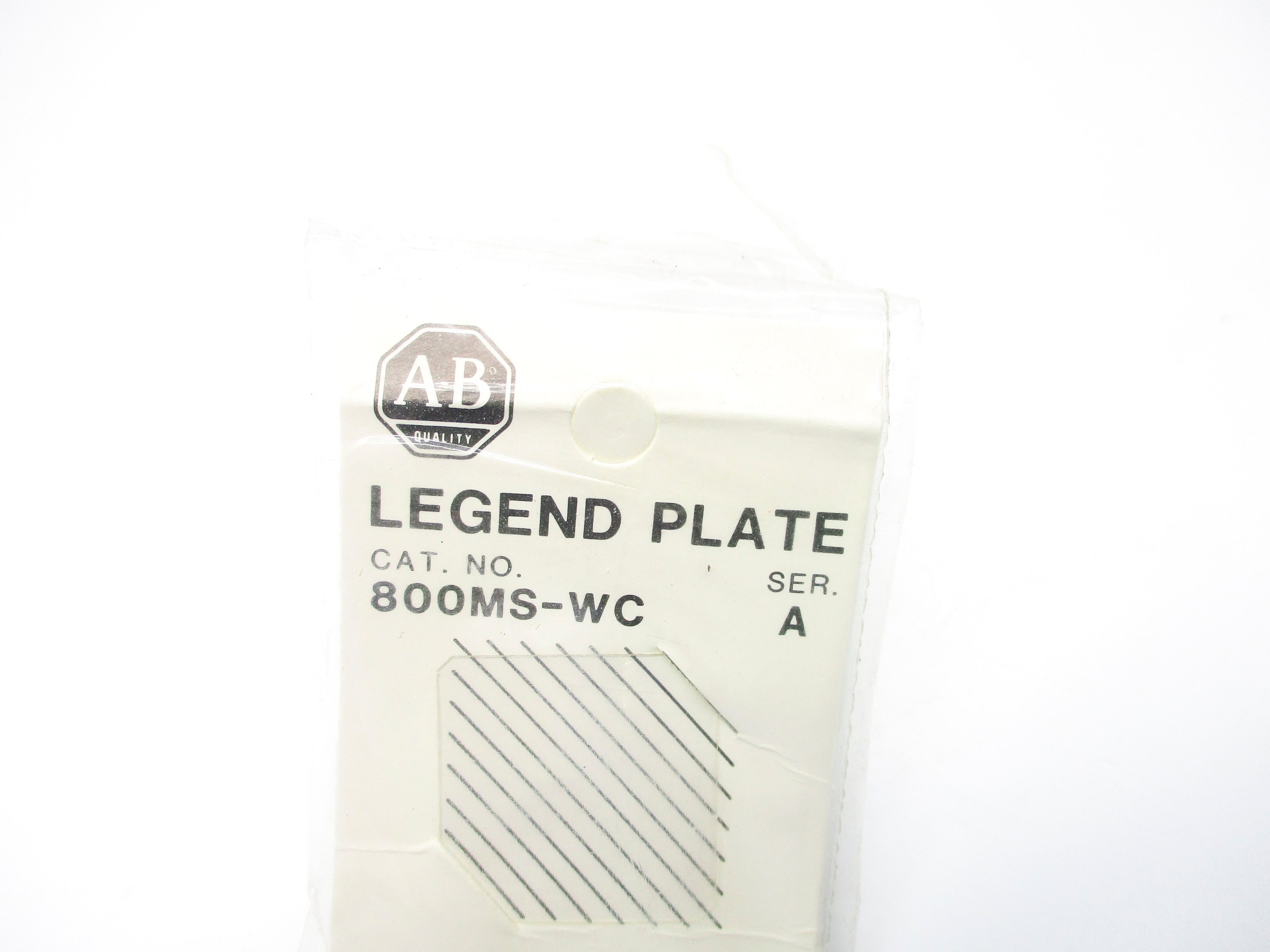 INDUSTRIAL SPARE PART 800MS-WC SER. A (WHITE) NSMP