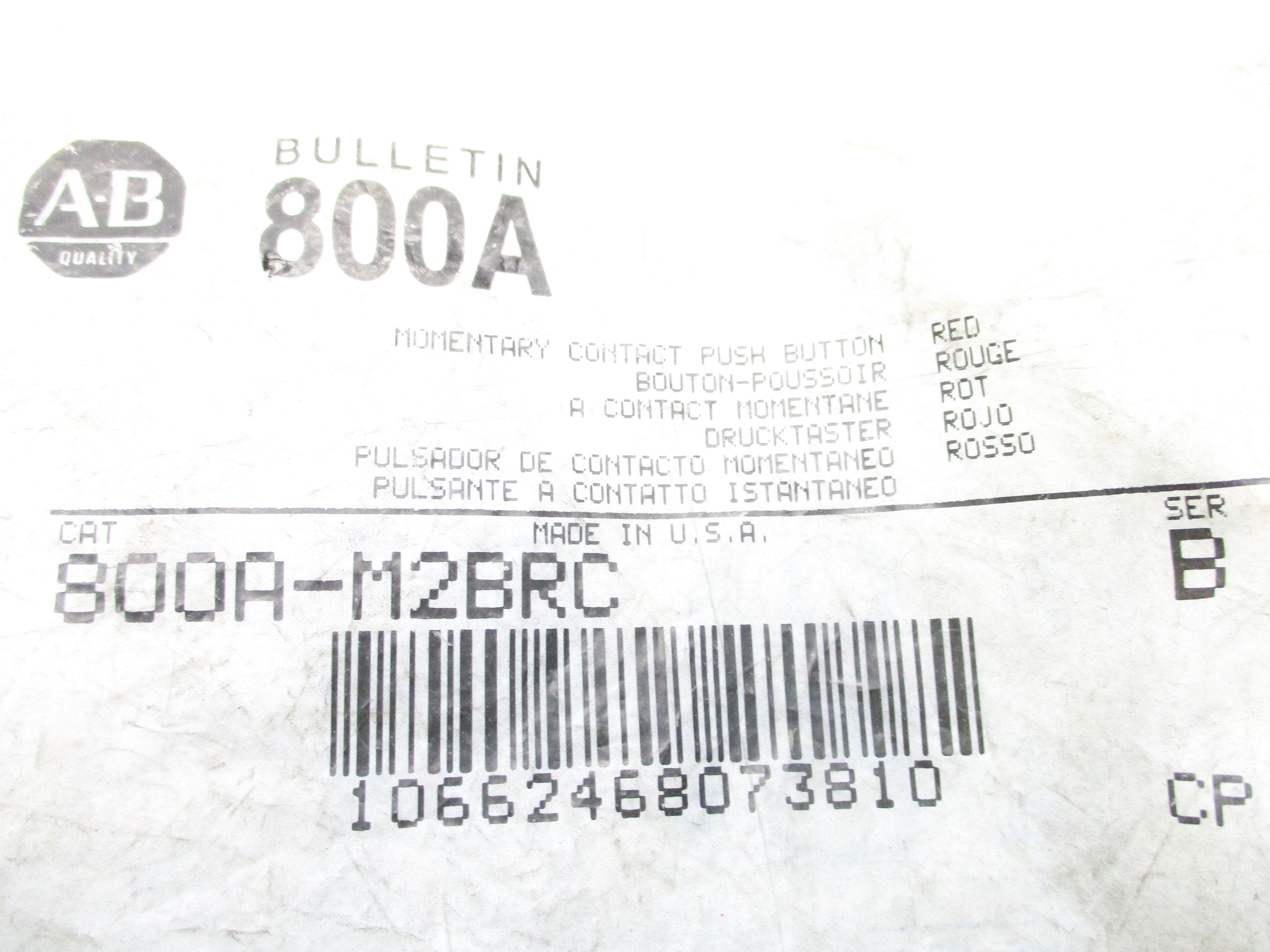 INDUSTRIAL SPARE PART 800A-M2BRC SER. B NSMP