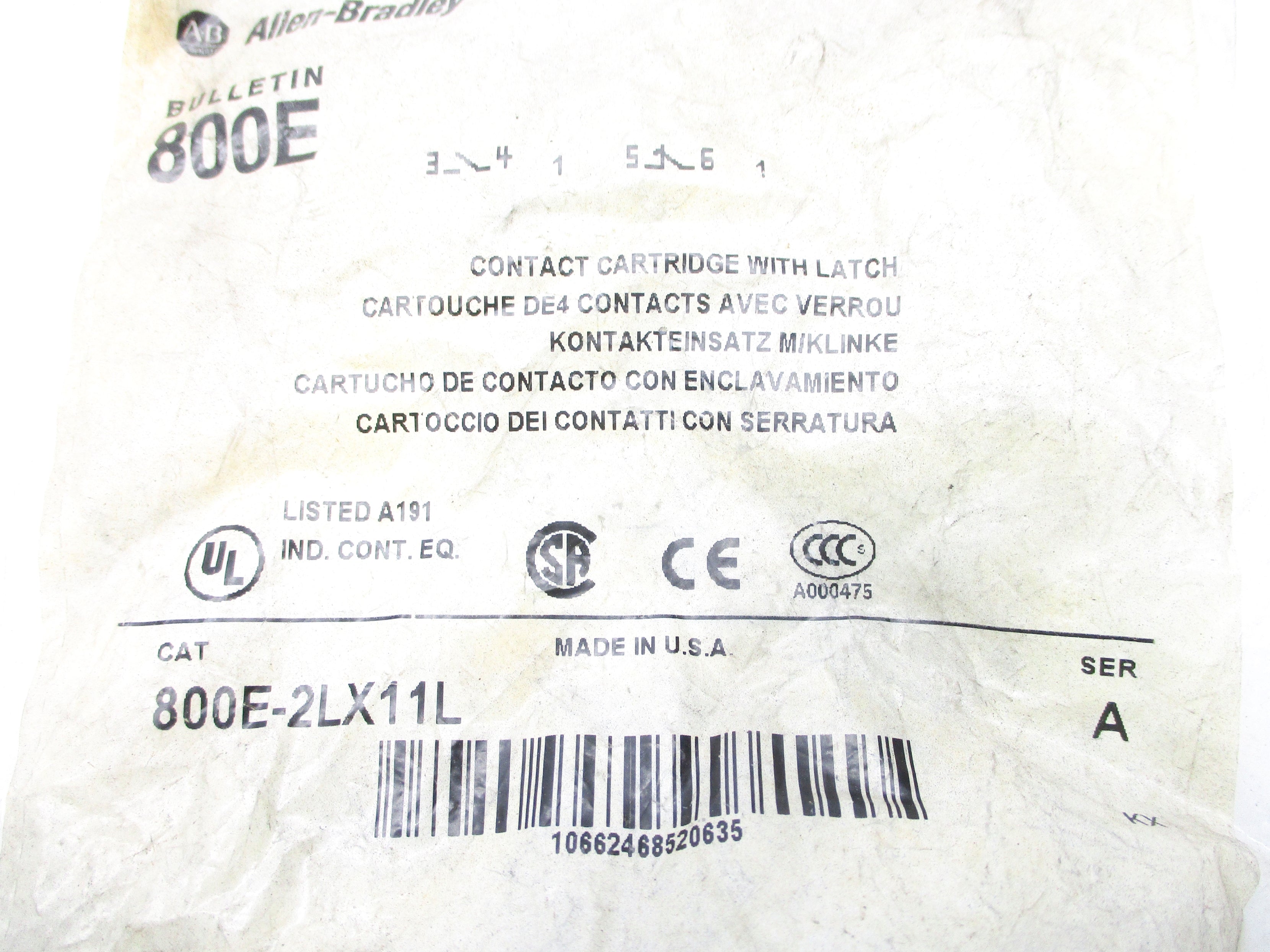 INDUSTRIAL SPARE PART 800E-2LX11L SER. A NSMP