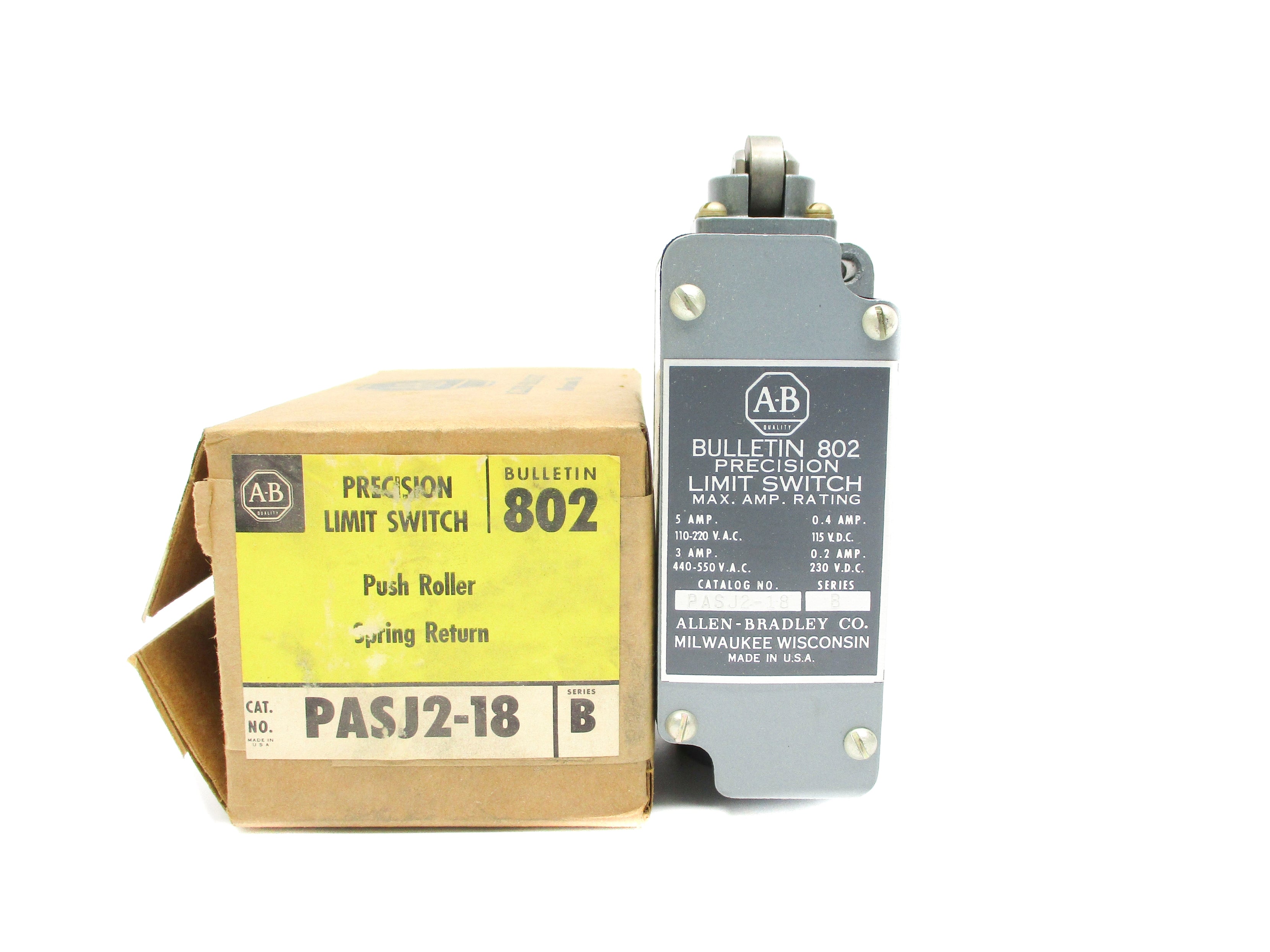 INDUSTRIAL SPARE PART 802-PASJ2-18 SER. B (BR/YL) NSMP