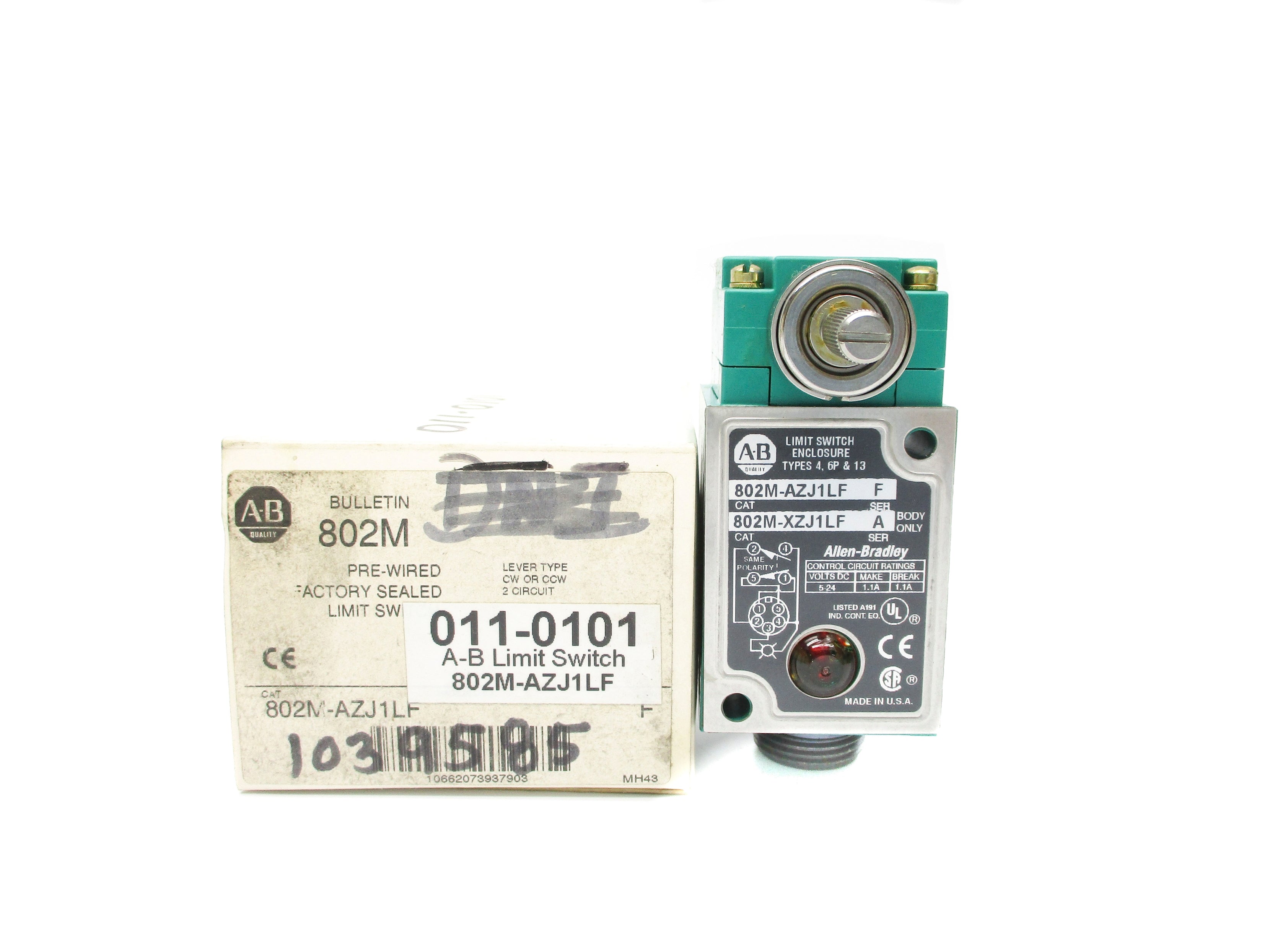 ALLEN BRADLEY 802M-AZJ1LF SER. F (WH) NSMP