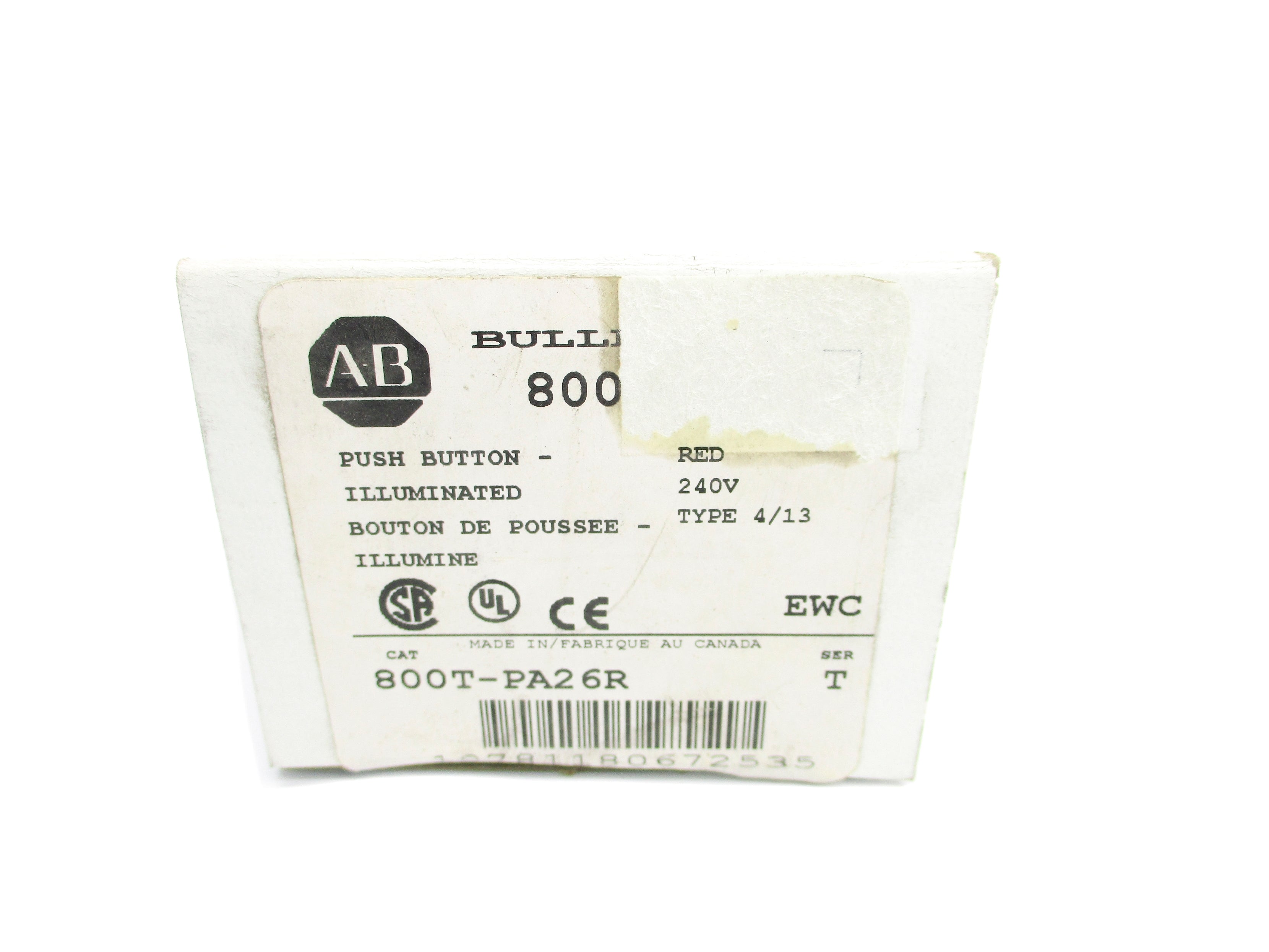 INDUSTRIAL SPARE PART 800T-PA26R SER. T (WH) NSMP